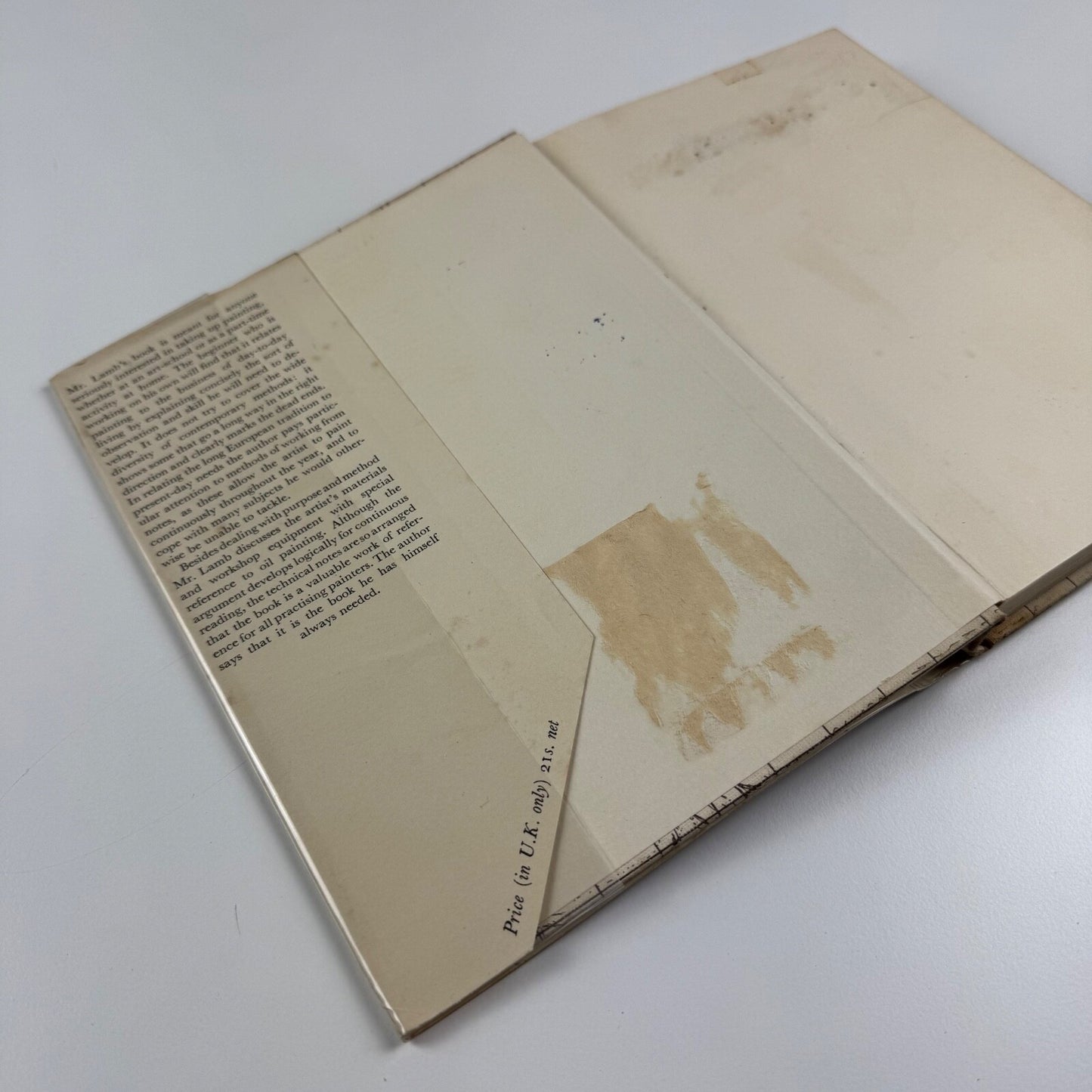 Preparation for Painting. The Purpose and Materials of the Artist by Lynton Lamb | Oxford University Press, 1955 second impression