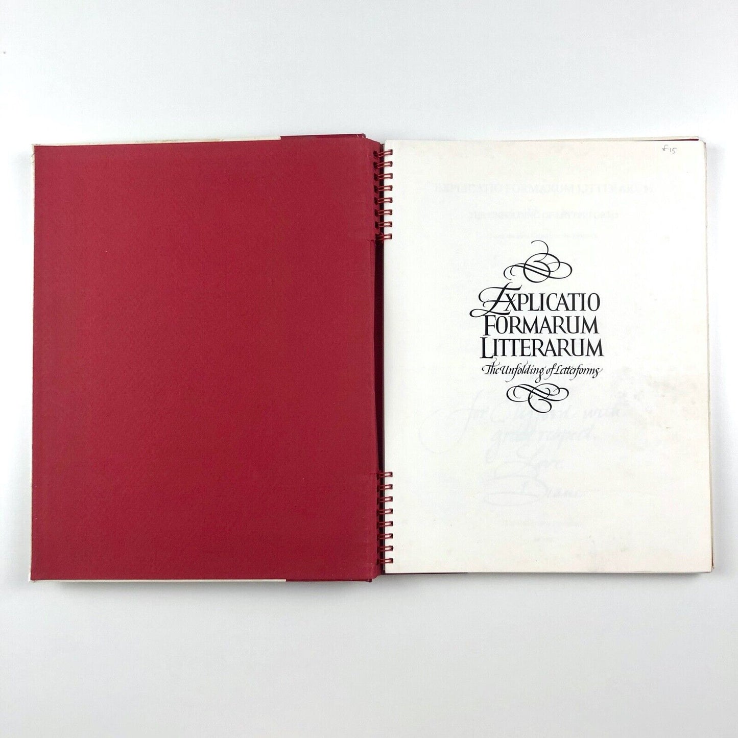 Explicatio Formarum Litterarum – The Unfolding of Letterforms | Rutherford Aris, 1990