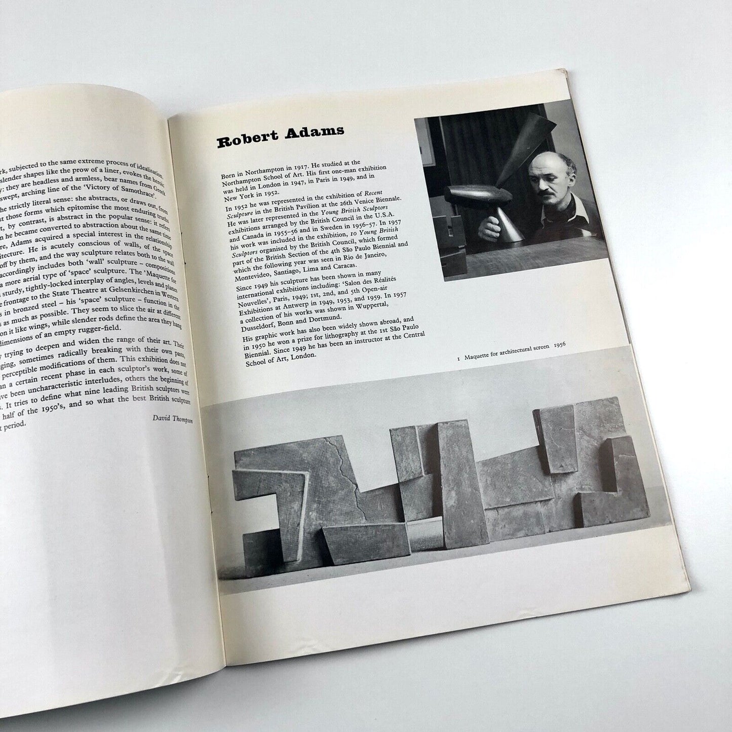 Recent British Sculpture – exhibition catalogue | British Council 1961-63