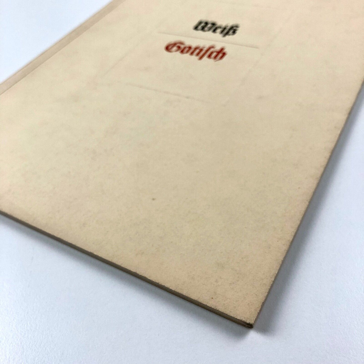 Eine Gotische Schrift type specimen brochure | Weiss-Gotisch E.R. Weiss Bauersche Gießerei