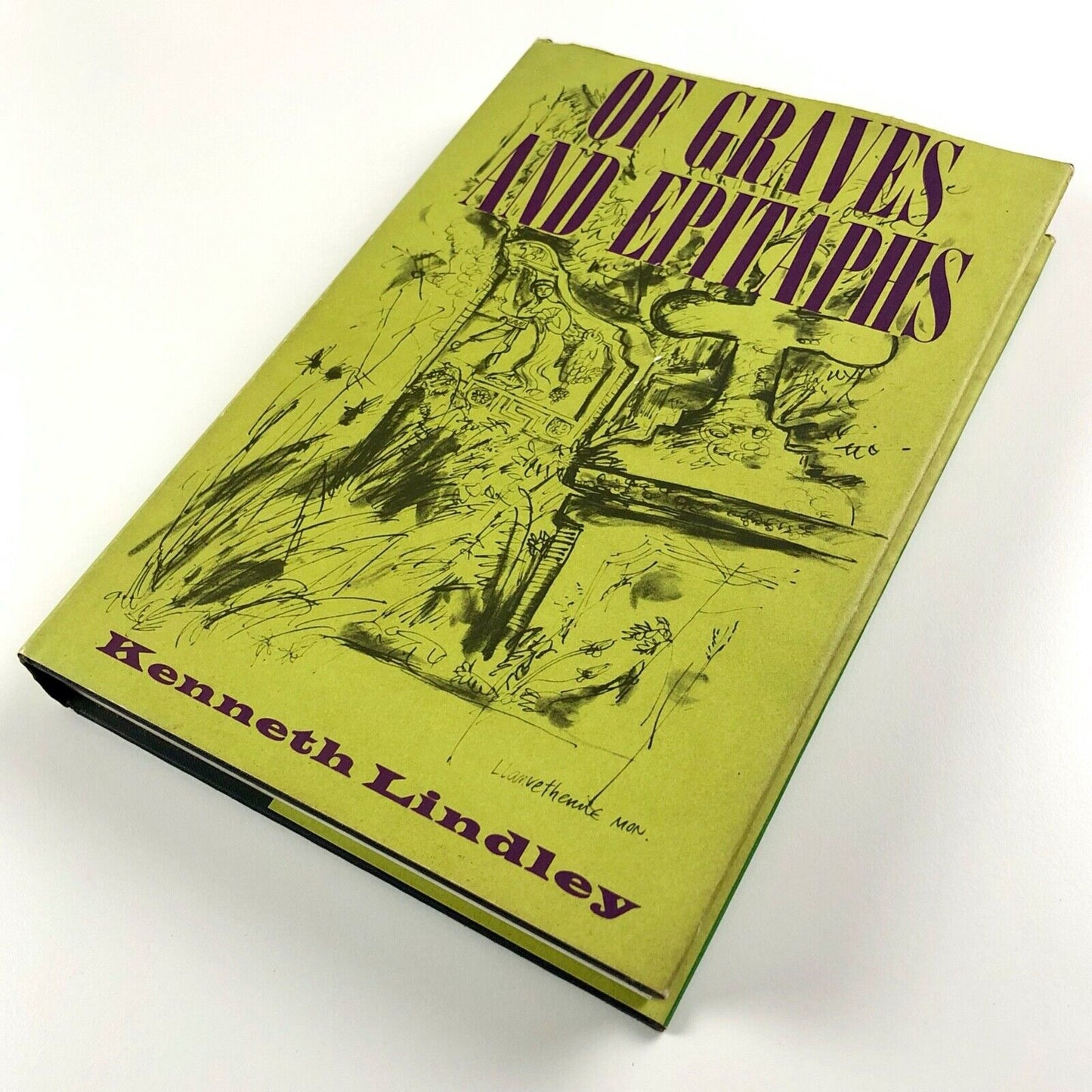 Of Graves and Epitaphs by Kenneth Lindley | frontispiece and endpapers by John Piper | Hutchinson, 1965