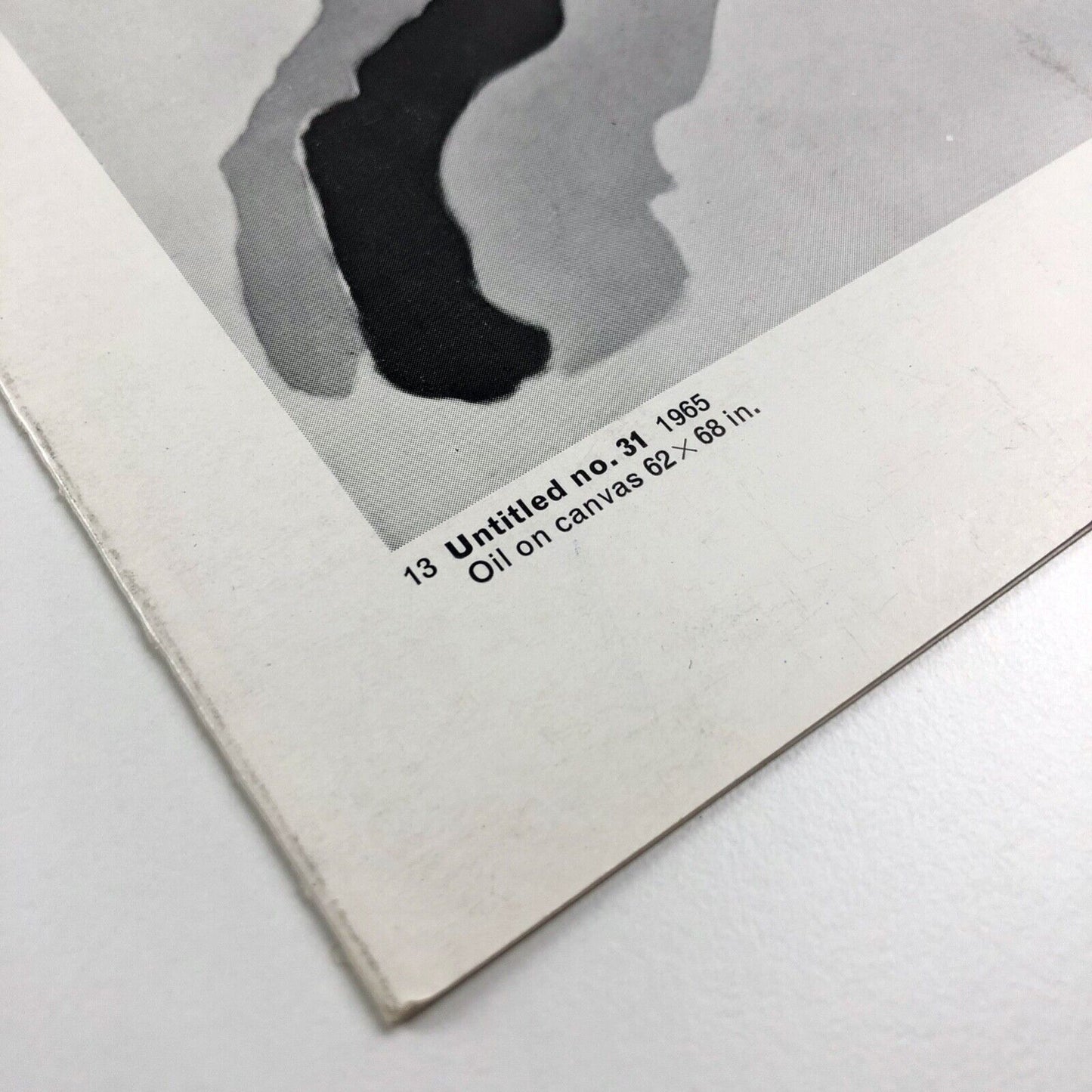 Folding card for Margot Perryman | New Art Centre, Sloane Street, London, 1965