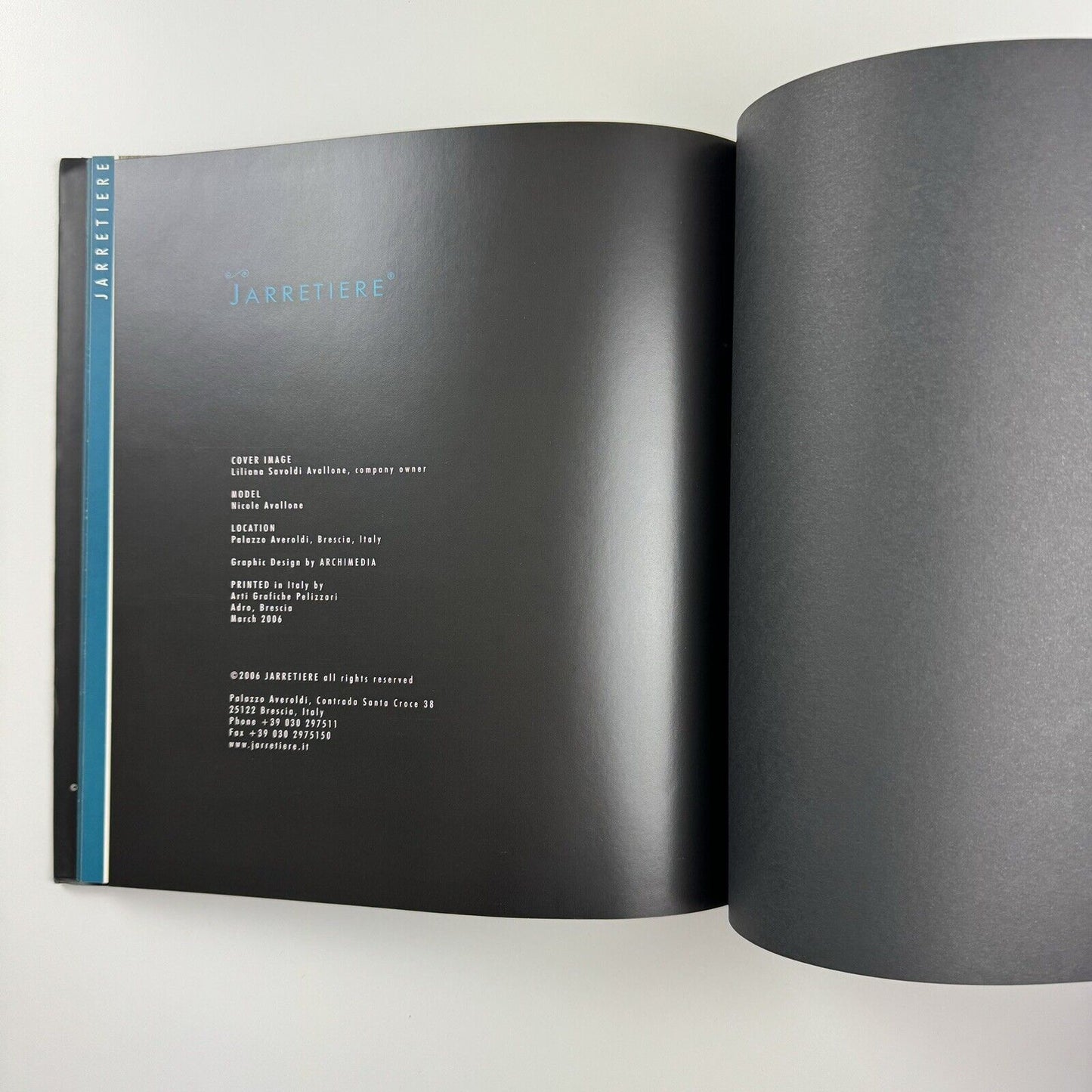 Jarretiere. E. Motion. 2006 Jewels Collection Luxury Edition catalogue, 2006