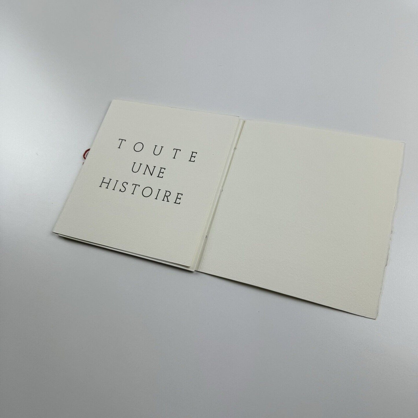 Une Histoire à Rallonges | John Crombie | Kickshaws Press 2004 | limited edition, numbered 30/100