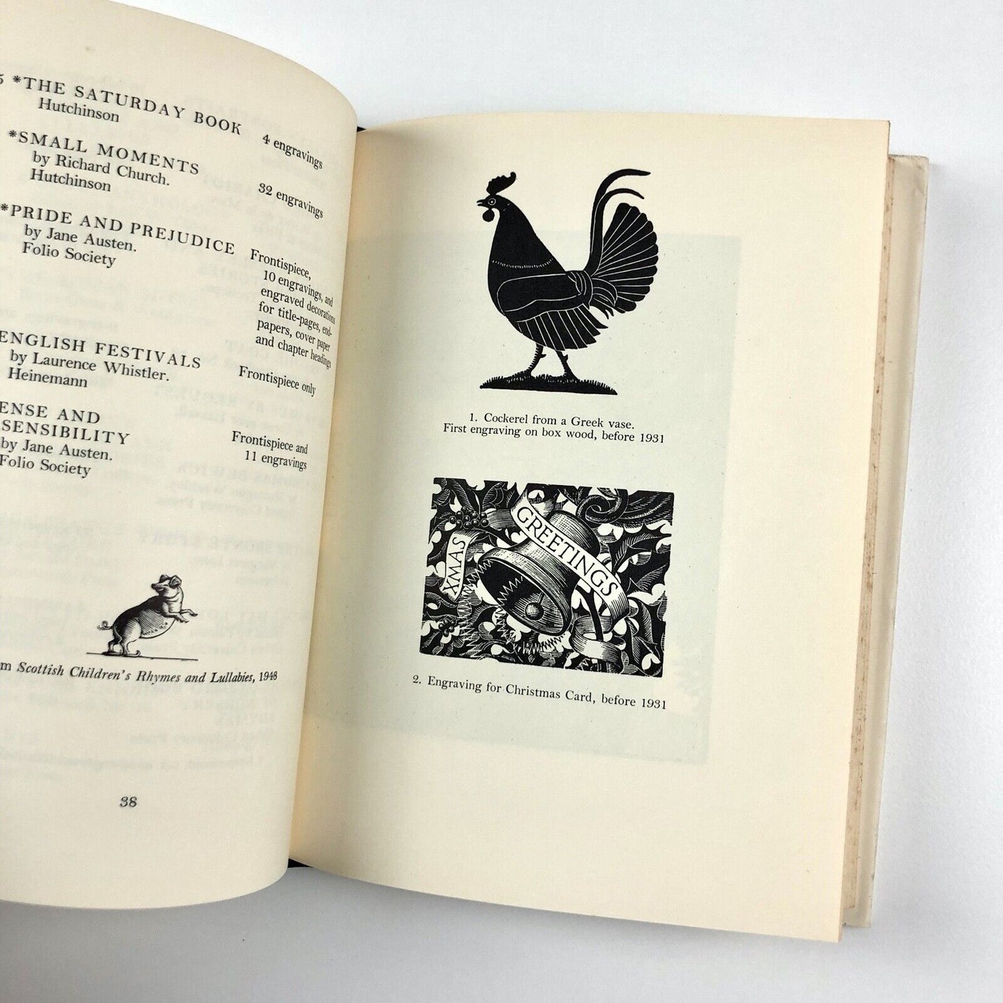 The Wood Engravings of Joan Hassall intro Ruari McLean | Oxford University Press, 1971