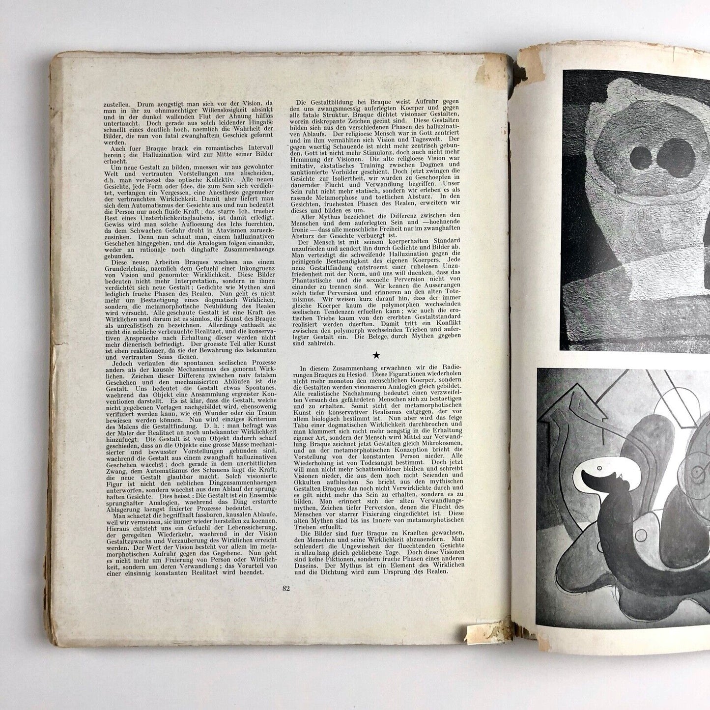Cahiers D'Art 1-2 | Georges Braques Musée des Beaux-Arts de Bâle, 1933