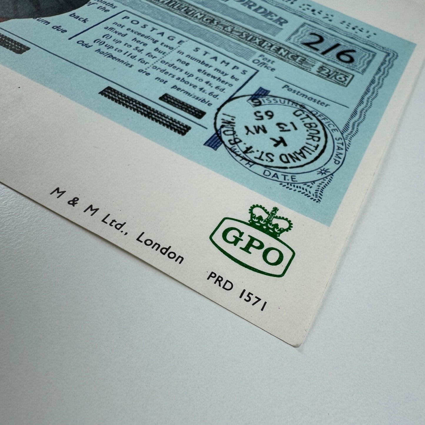 Poster Post Office ‘Before sending a postal order. Fill in Payee's Name' by JPC (Joint Production Council). Poster artist not known. Printer M&M (Moore & Matthes Ltd)