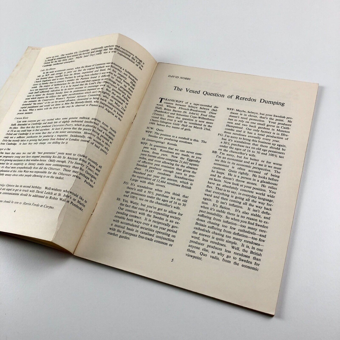 Cambridge Opinion magazine | No. 9, June 1958 | Edited by D.H.V. Brogan