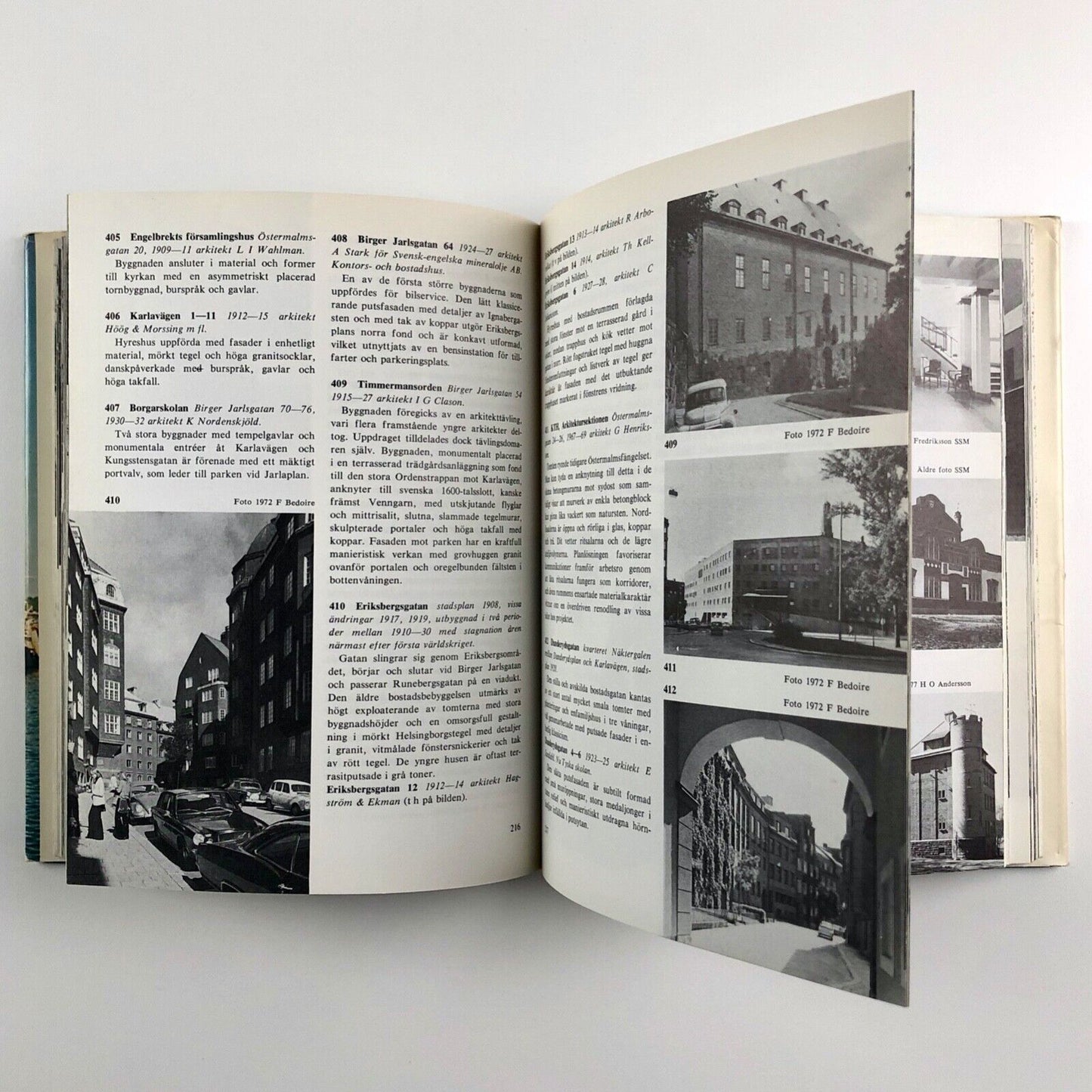 Stockholms Byggnader – Henrik O Andersson och Fredric Bedoire | Prisma, 1977