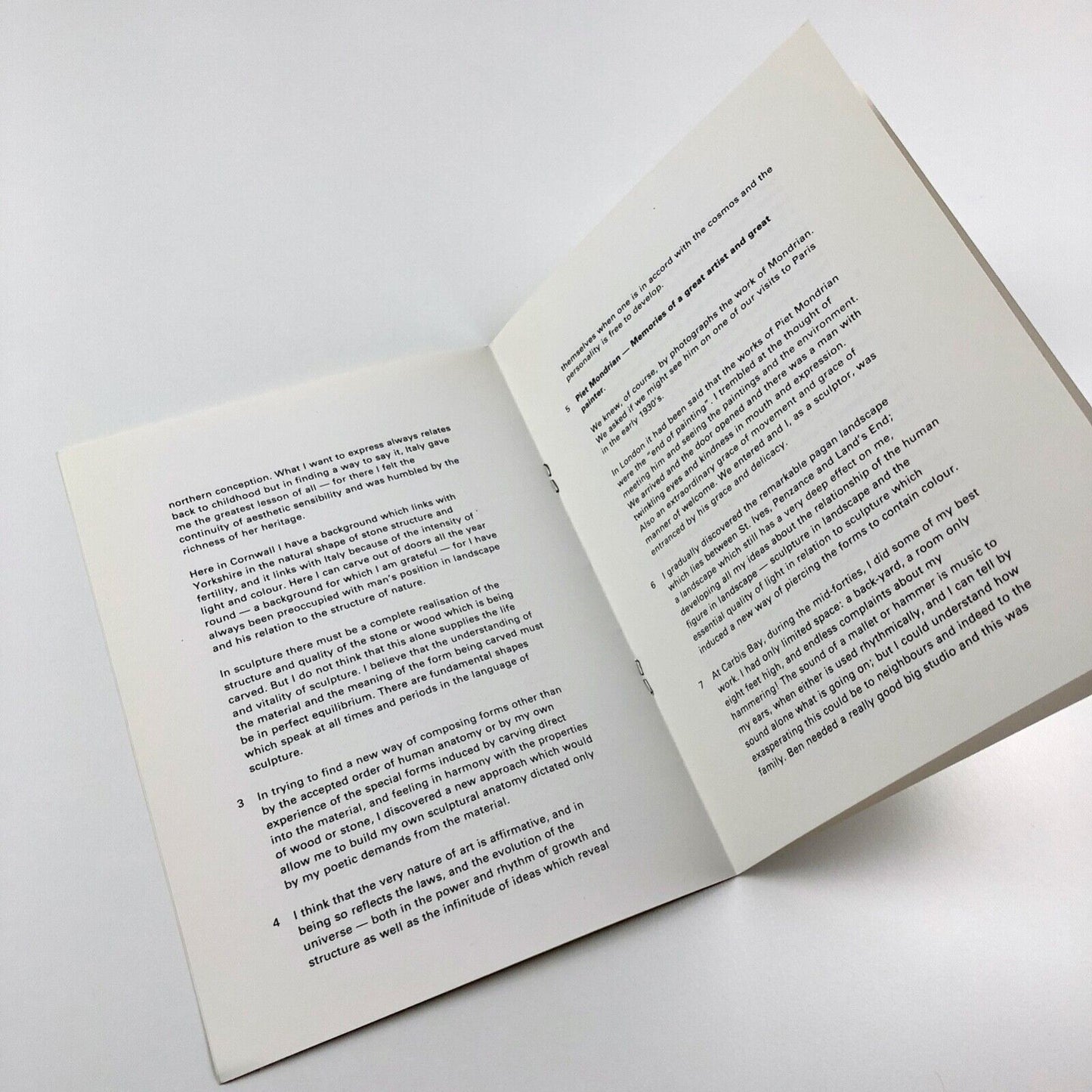 Some Statements by Barbara Hepworth | Barbara Hepworth Museum leaflet, 1977 | Alan Bowness