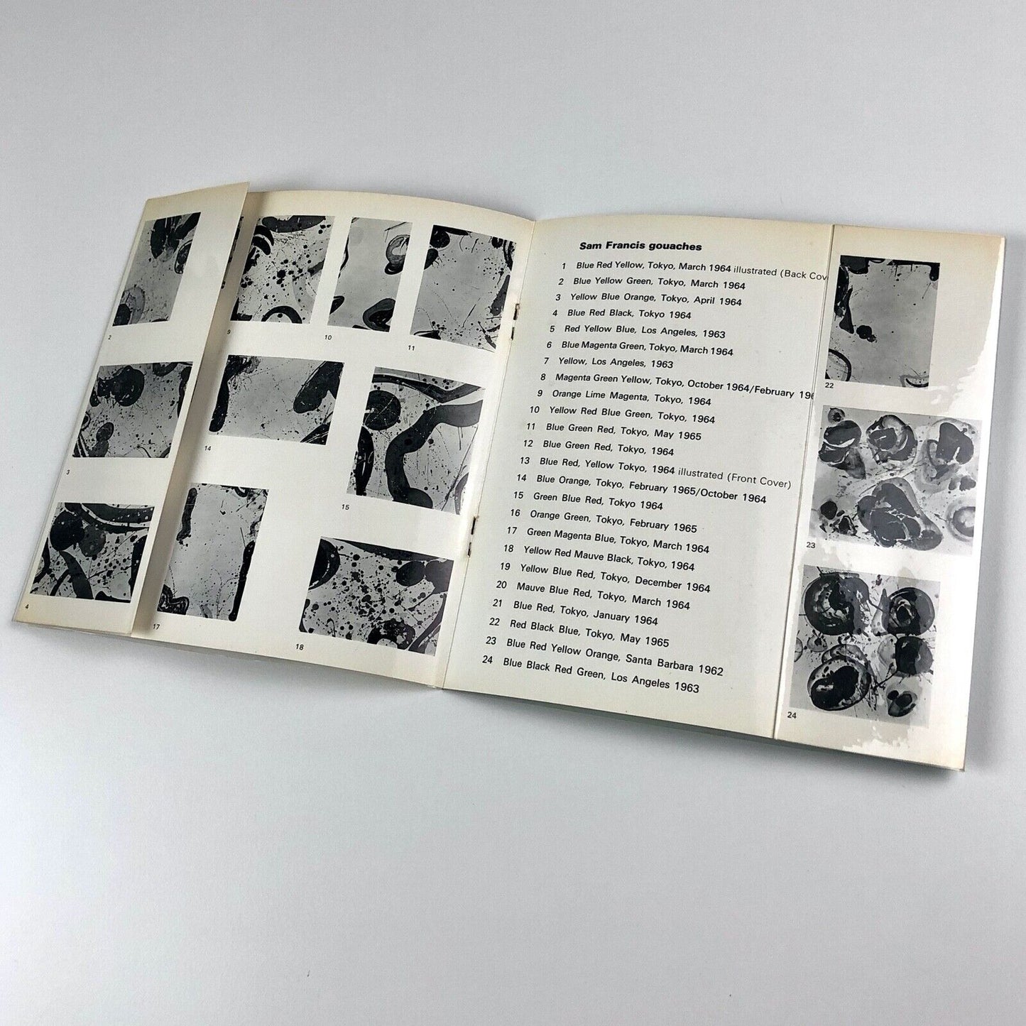Sam Francis Gouaches | Arthur Tooth & Sons Ltd, London 1965 | Exhibition leaflet
