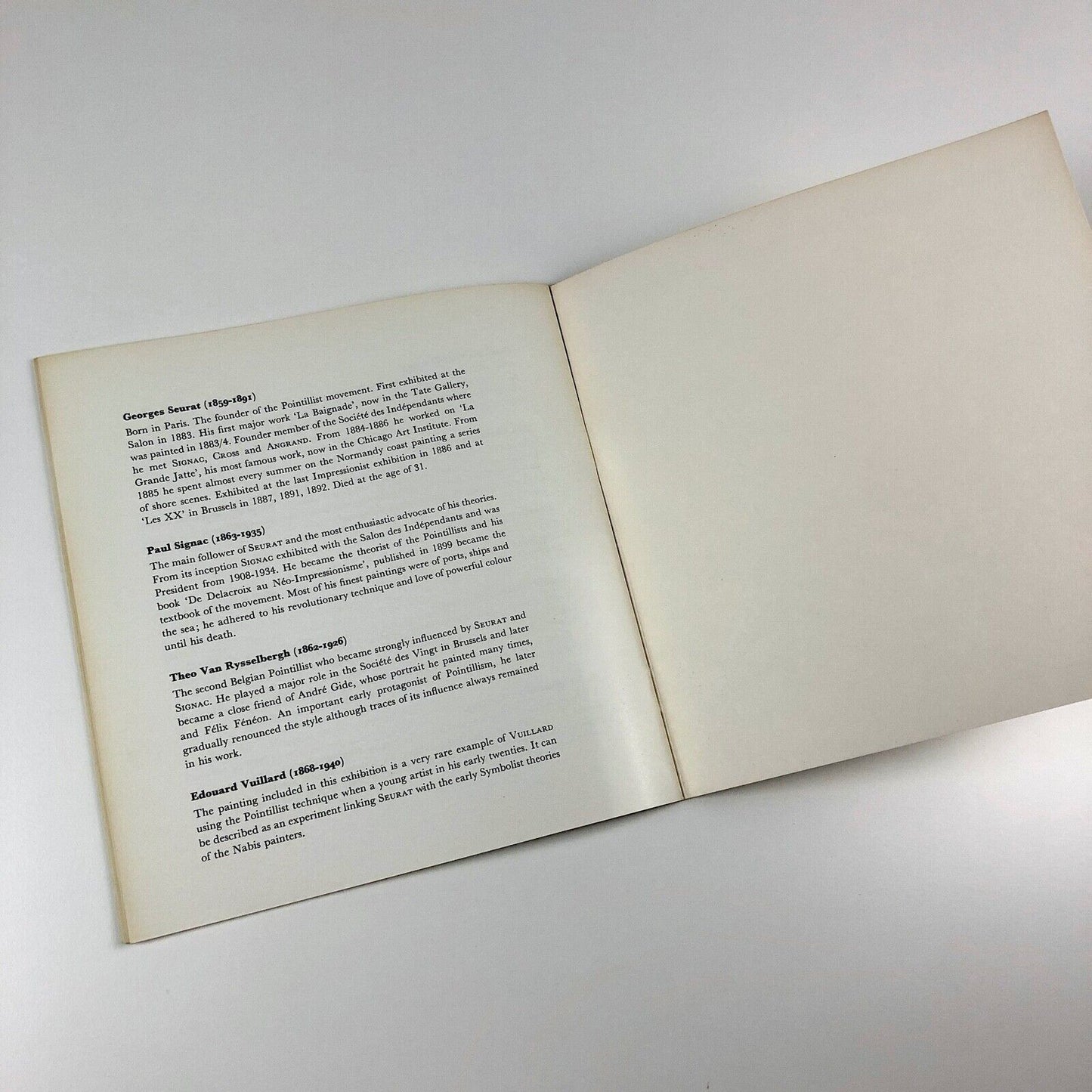 Pointillisme | Dorton House School exhibition | Arthur Tooth catalogue, 1966