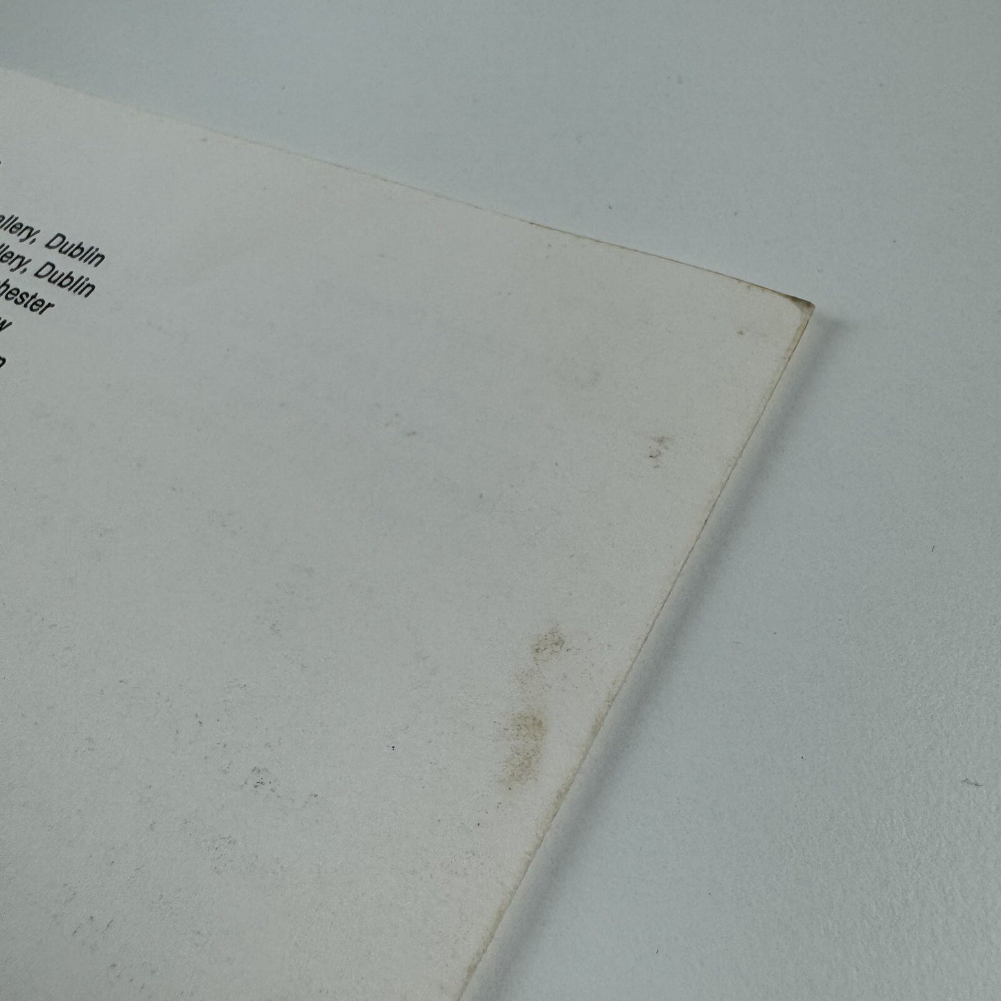 Tony O'Malley – Folded card and Private View invite | Tom Caldwell Galleries Dublin | Signed