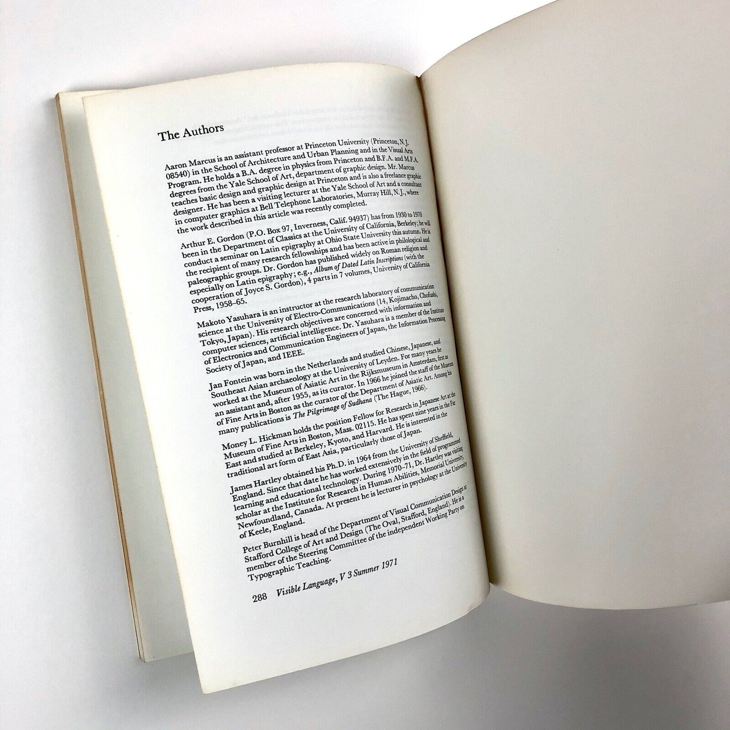 Visible Language journal | Vol V Number 3, Summer 1971