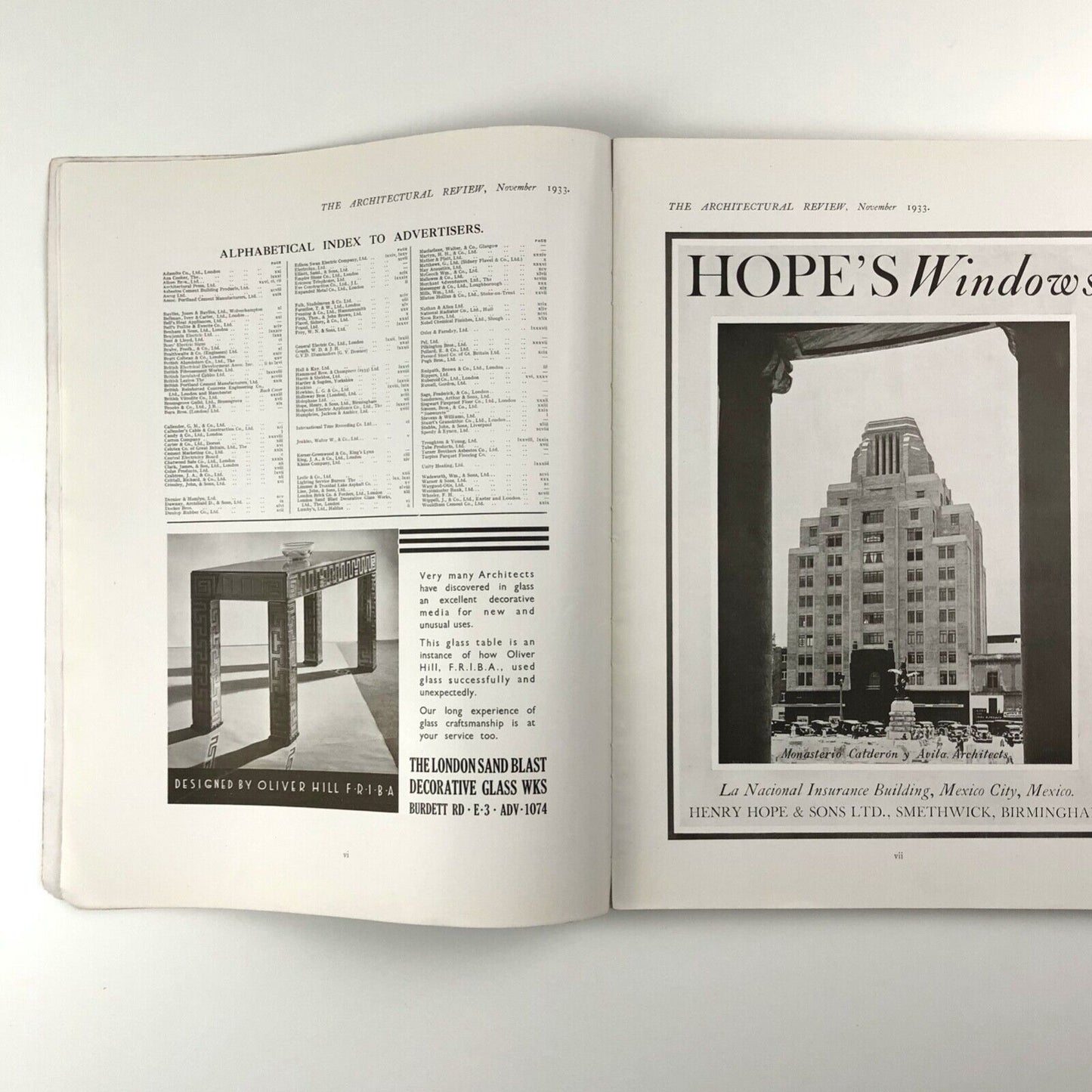 The Architectural Review | 'Electricity' issue | November 1933, LXXIV No. 444