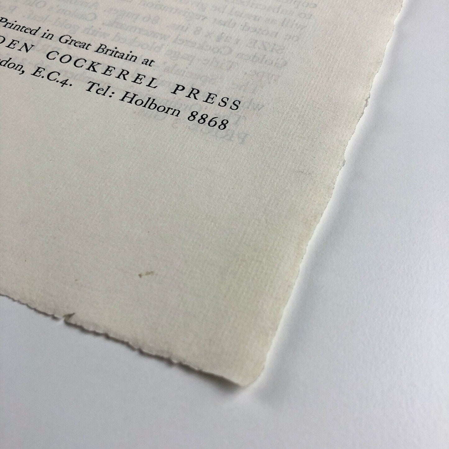 A Lovers Progress Nancy Quennell | Golden Cockerel Press prospectus 1938