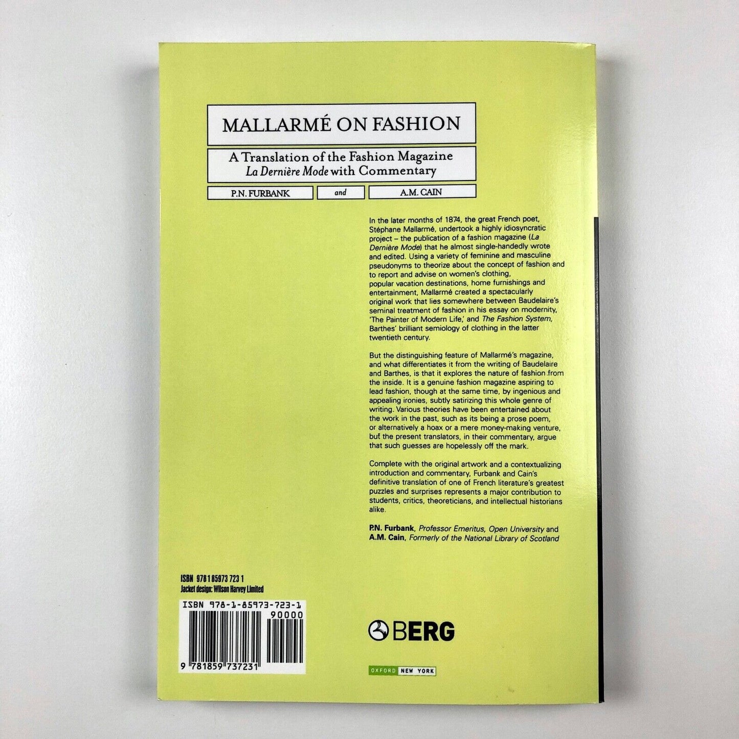 Mallarmé On Fashion: A Translation of the Fashion Magazine | Furbank & Cain, 2004