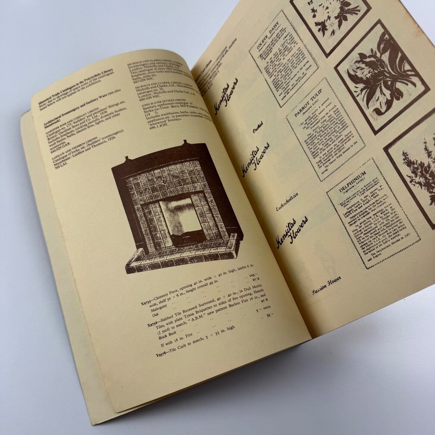 Historical Trade Catalogues | Manchester Polytechnic Library, 1978