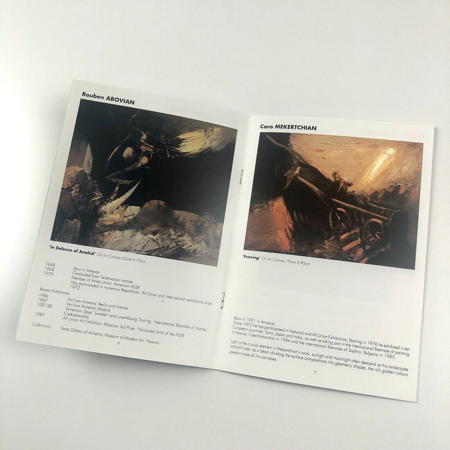 Contemporary Art From Armenia | New Academy Gallery exhibition booklet, 1991