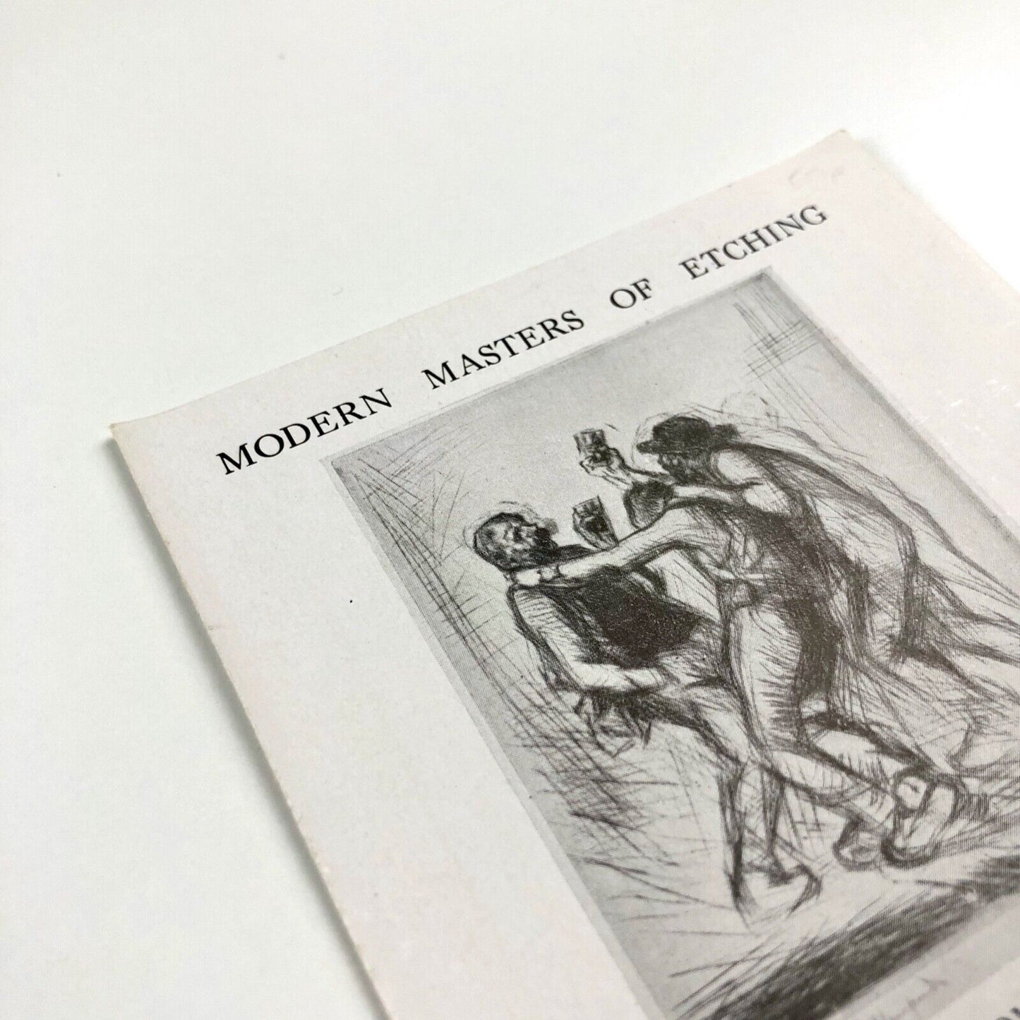 Leaflet for Edmund Blampied 'Modern Masters of Etching' | The Studio, 1926