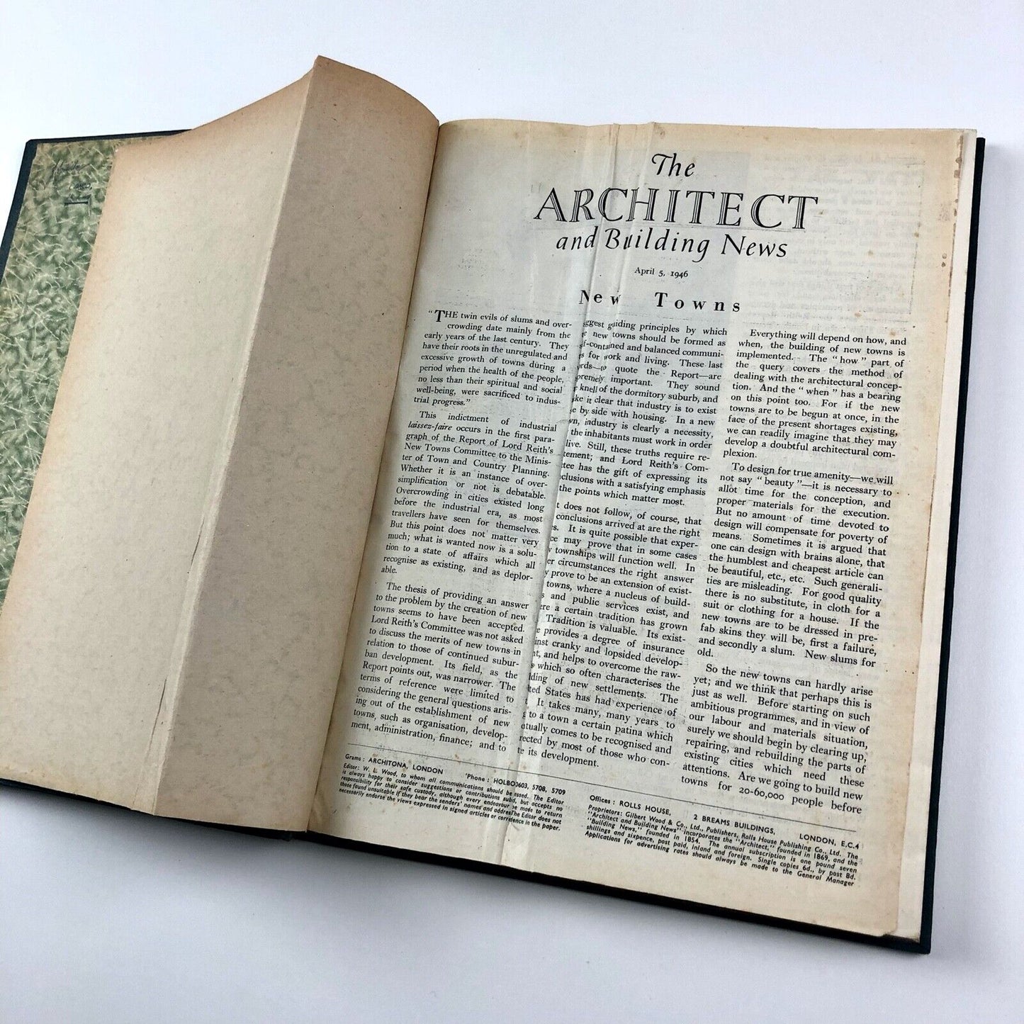 The Architect and Building News, Vol 186–187 | Bound architectural journals from 1946