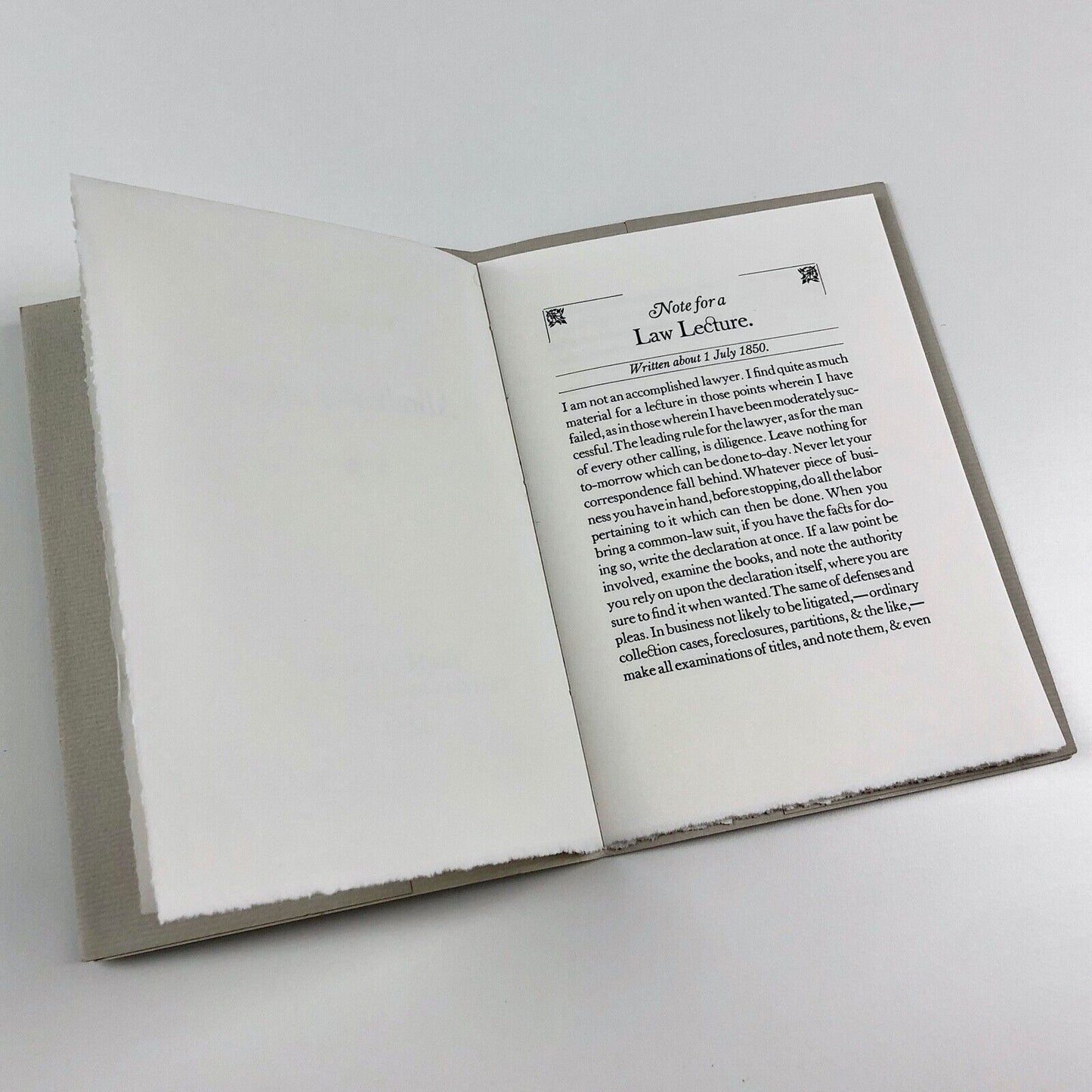 Two Speeches of Abraham Lincoln | The Hill Press | Gravelly Hill, Baltimore, 2000