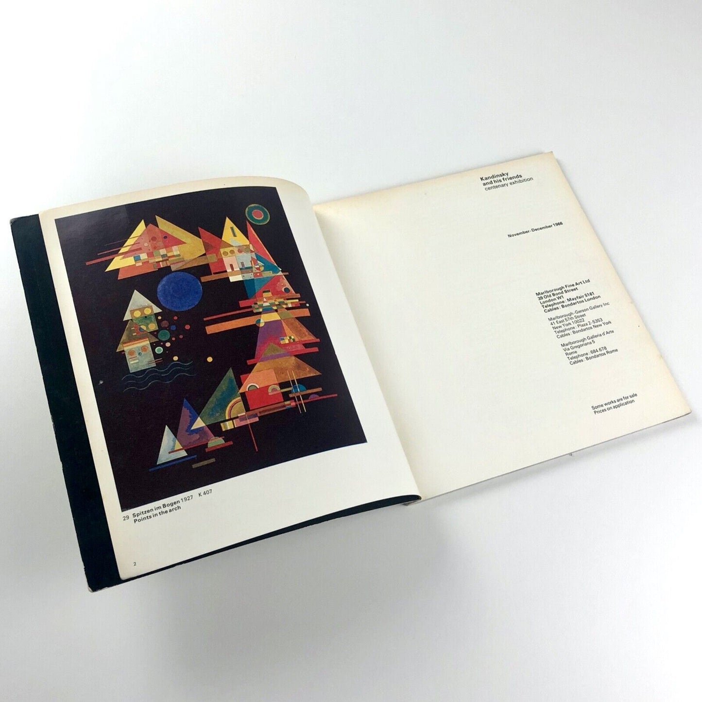 Kandinsky and His Friends – centenary exhibition | Marlborough 1966 Gordon House