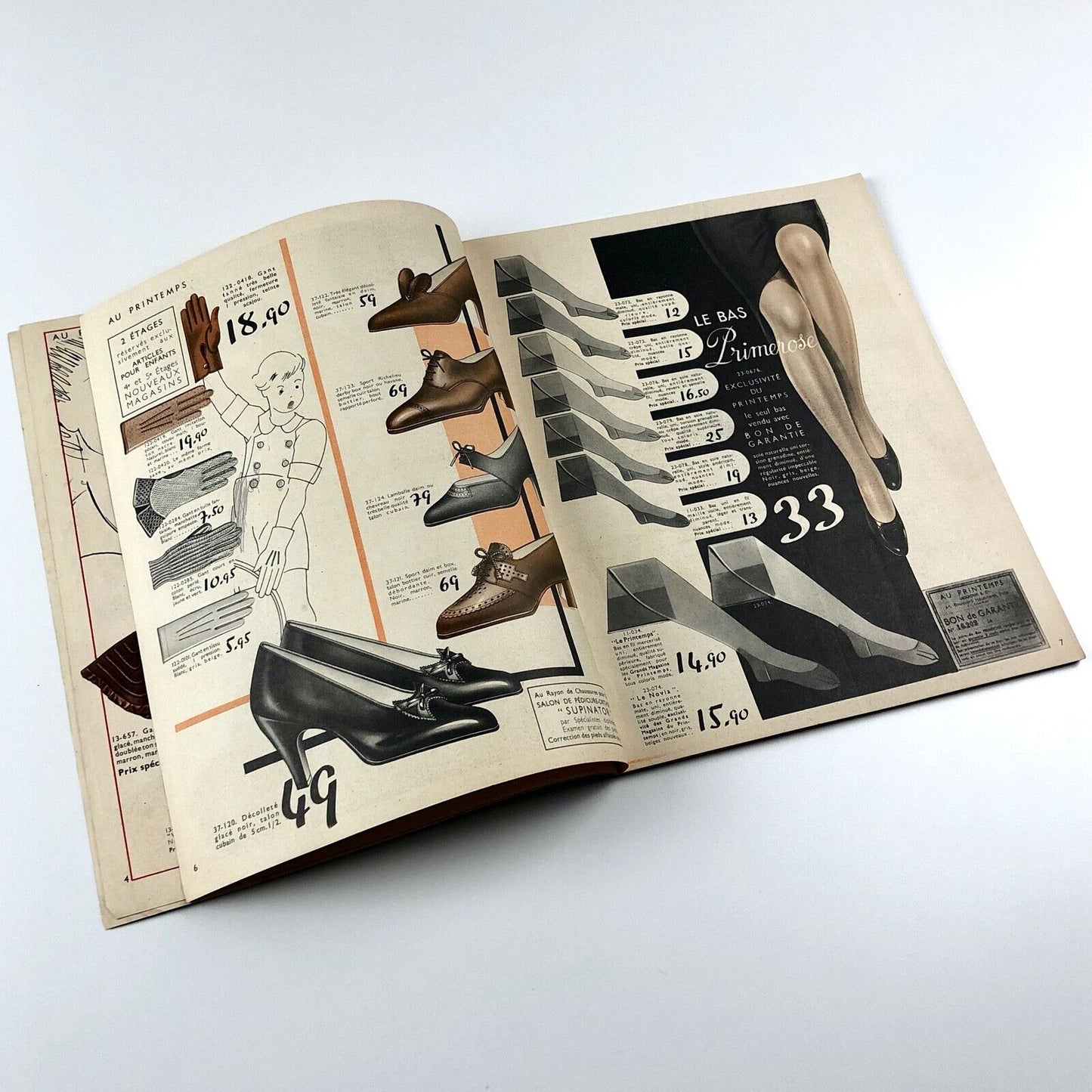 Au Printemps magazine 3 Fevrier 1937/38 | Guillaume et Huot, Paris