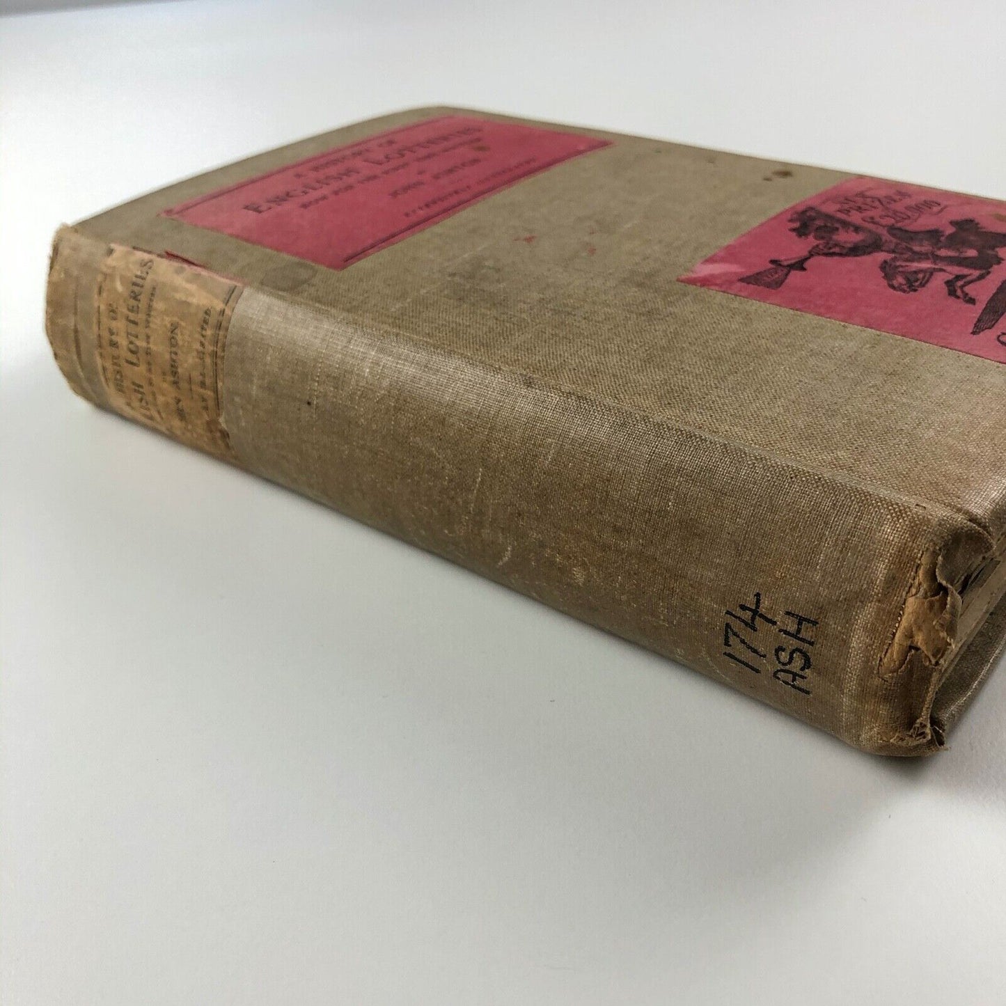 A History of English Lotteries. Now for the first time written John Ashton | Leadenhall Press, 1893