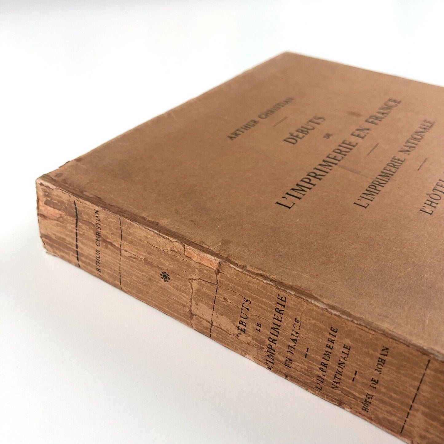 Débuts de L'Imprimerie en France | Arthur Christian, 1905 L'Hótel de Rohan