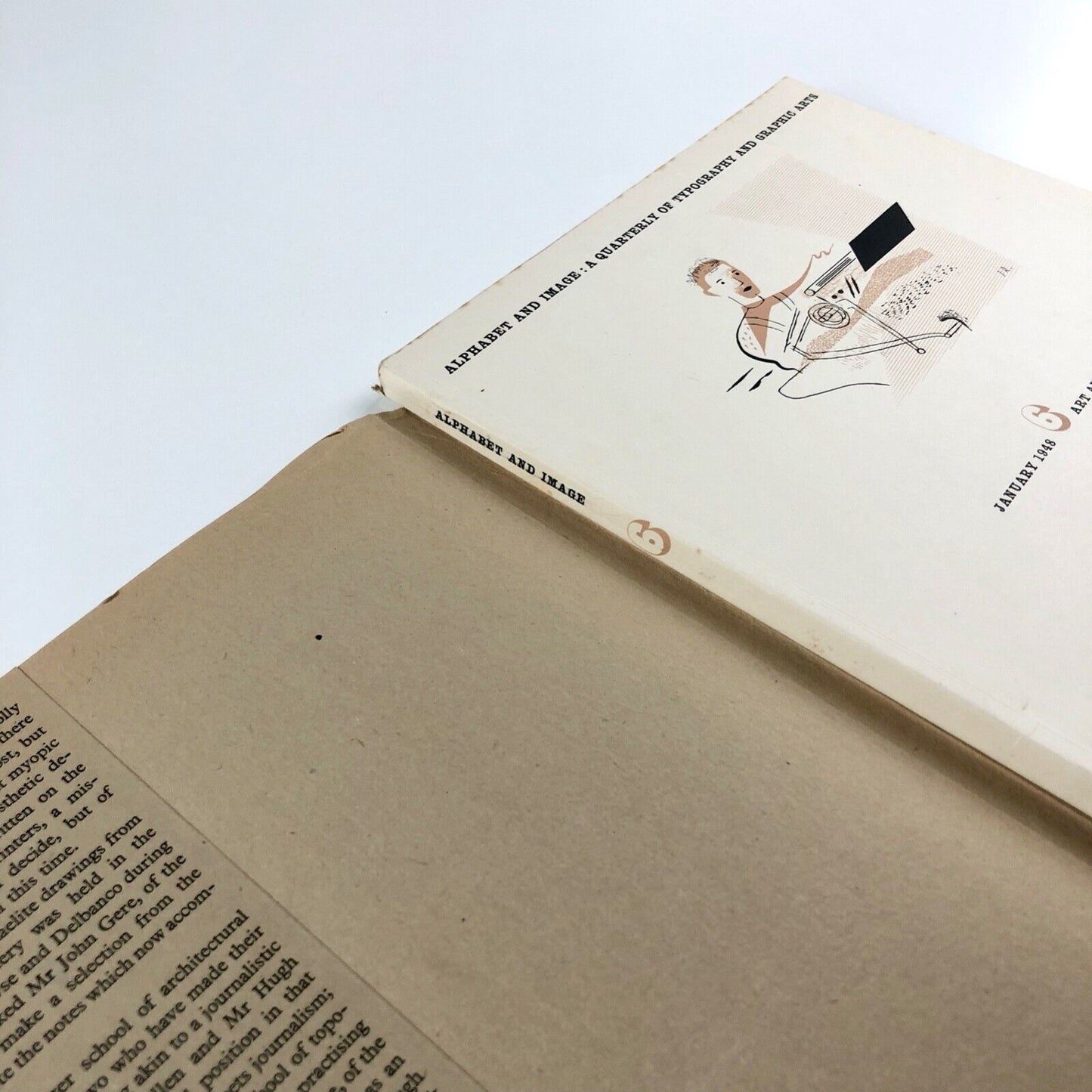 Alphabet and Image journal | includes articles on Hugh Casson, Eric Gill | Issue no. 6, January 1948 | Art & Technics Ltd, ed. Robert Harling