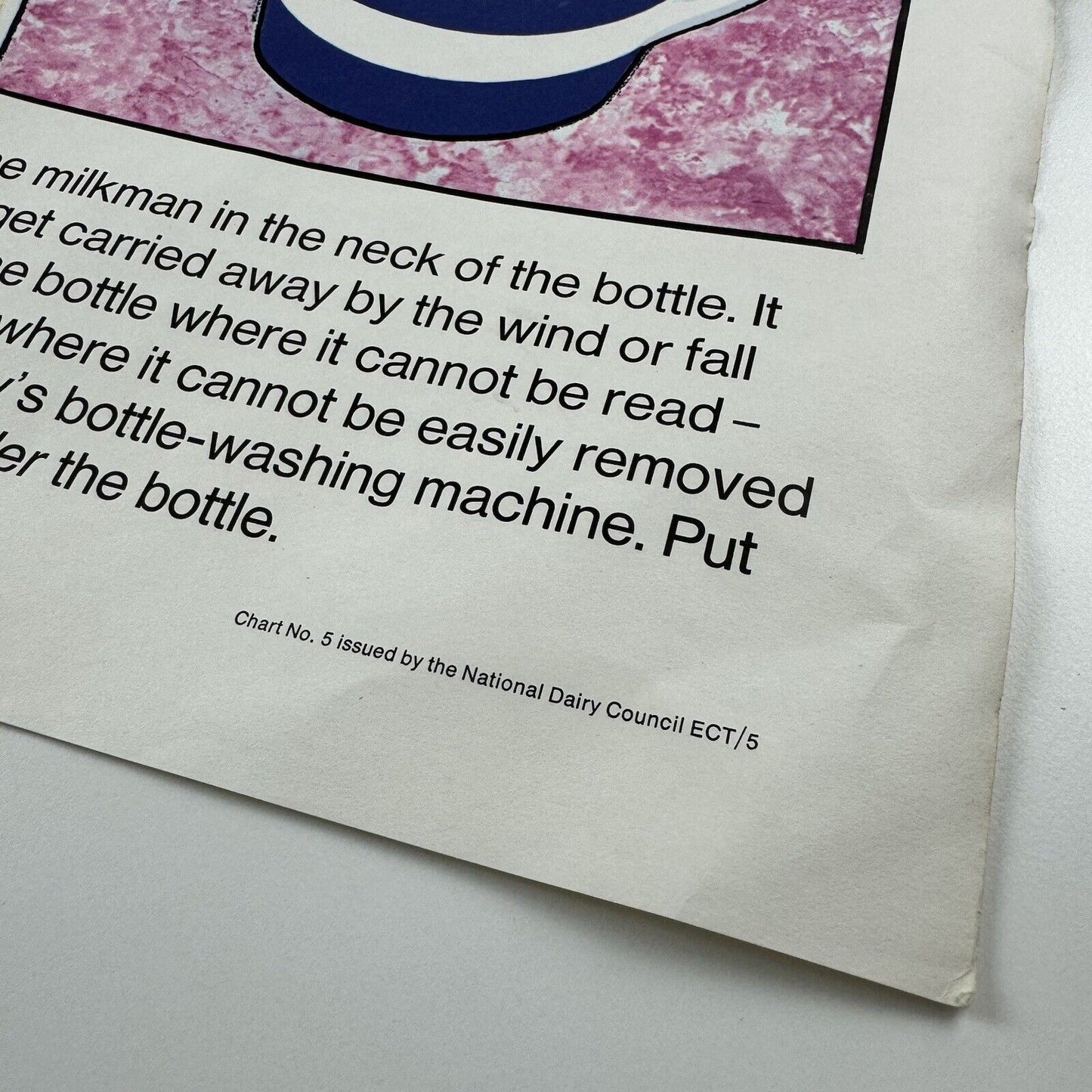 Milk Needs Care, Keep it Cool, Clean Covered | National Dairy Council public information poster | National Dairy Council | Design by Bill Morden