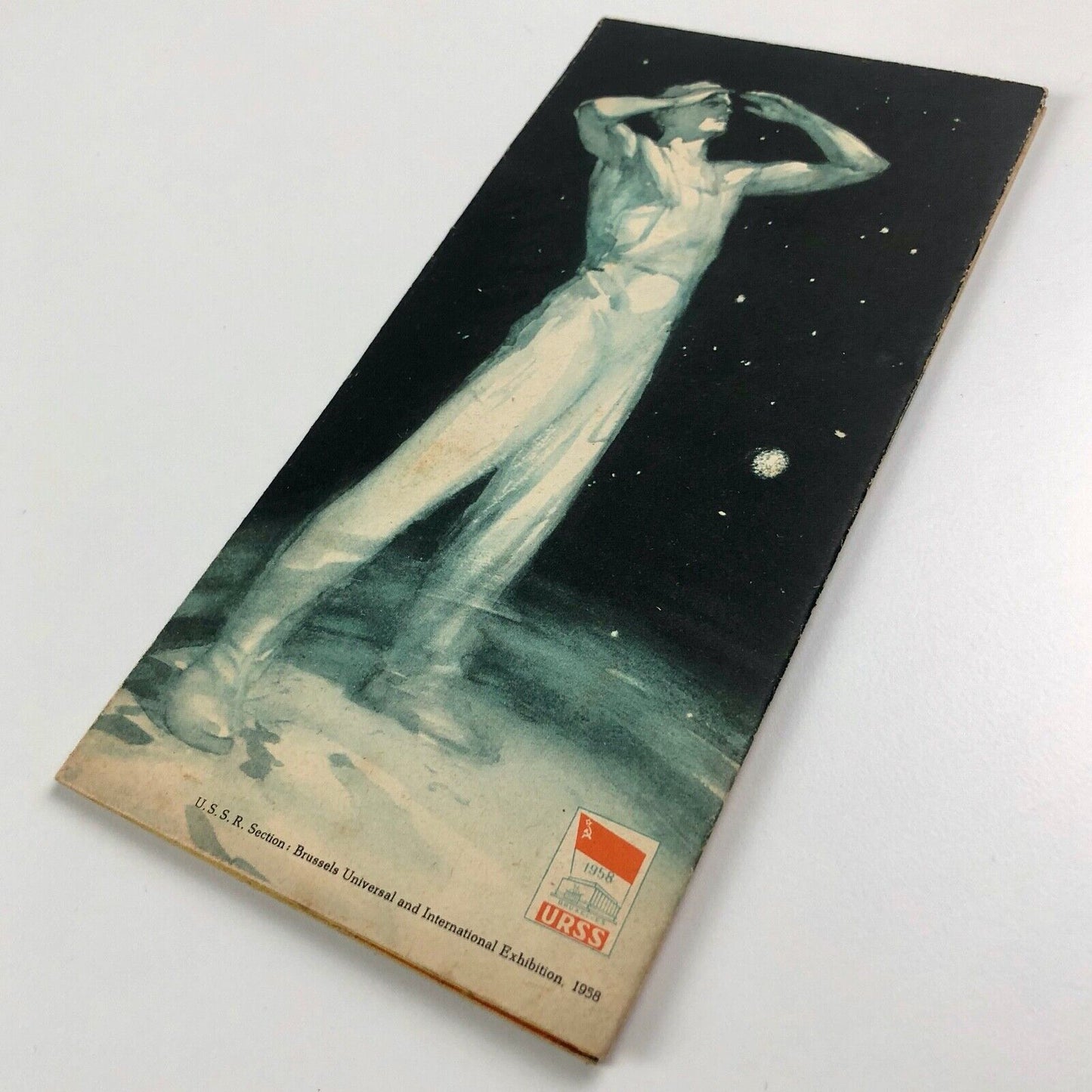 Facing the Cosmos leaflet | USSR Section, Brussels Universal International Exhibition 1958