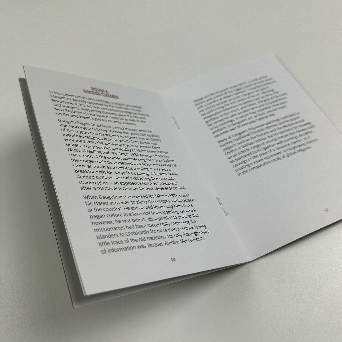 Pocket exhibition guide for Gauguin Maker of Myth | Tate Modern, 2010