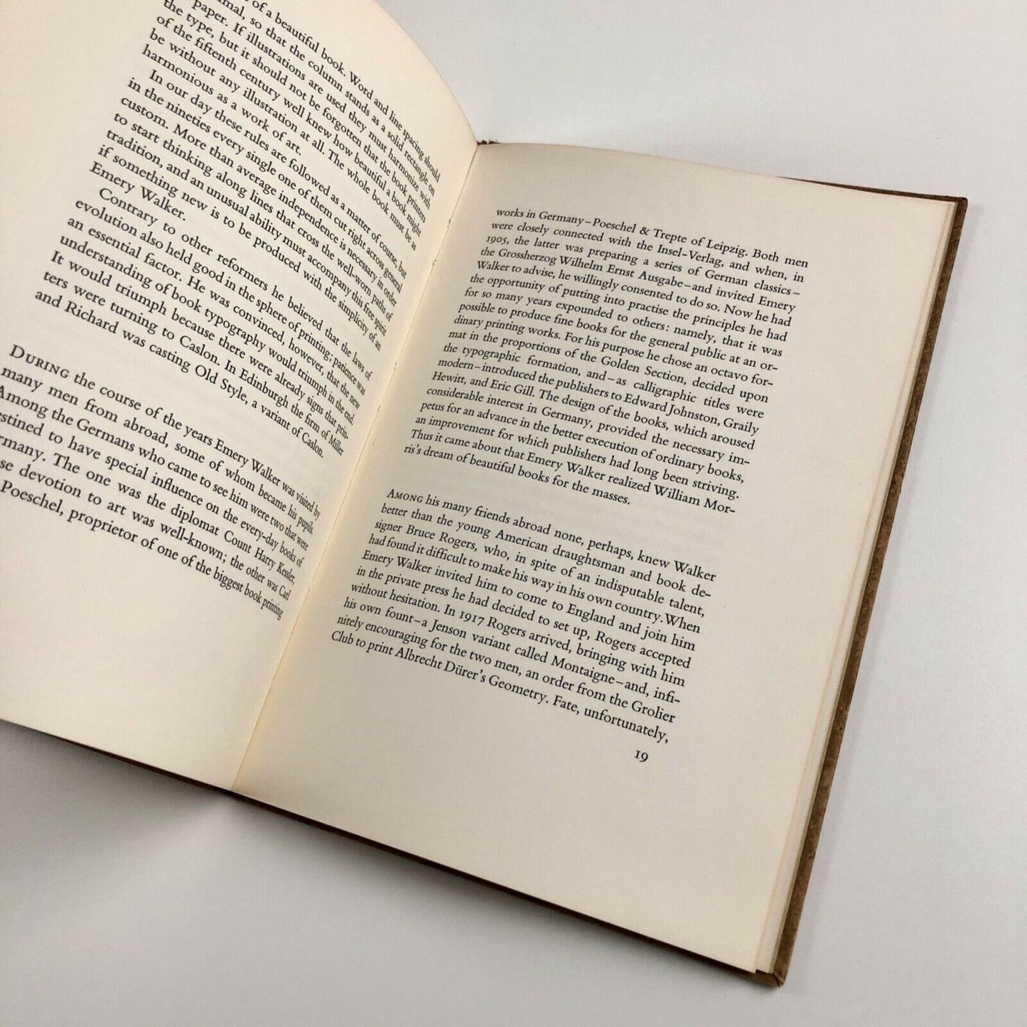 Sir Emery Walker and the revival of printing by C. Volmer Nordlunde 1959 | Double Crown Club connection