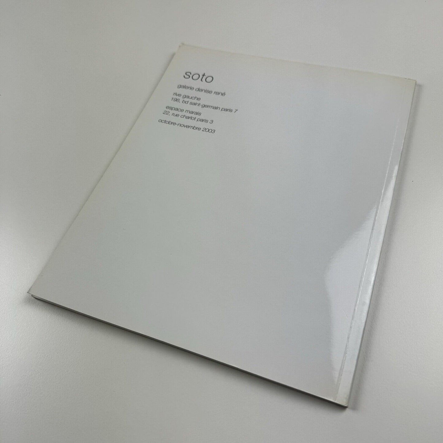 Soto. Le movement dans l’art | Galerie Denise René Paris, 2003