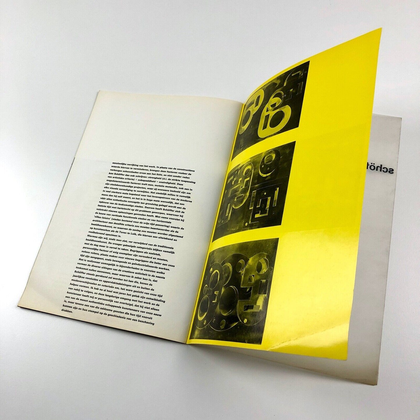 Nicolas Schöffer - ruimte | licht | tijd | Catalogue design by Wim Crouwel, 1964