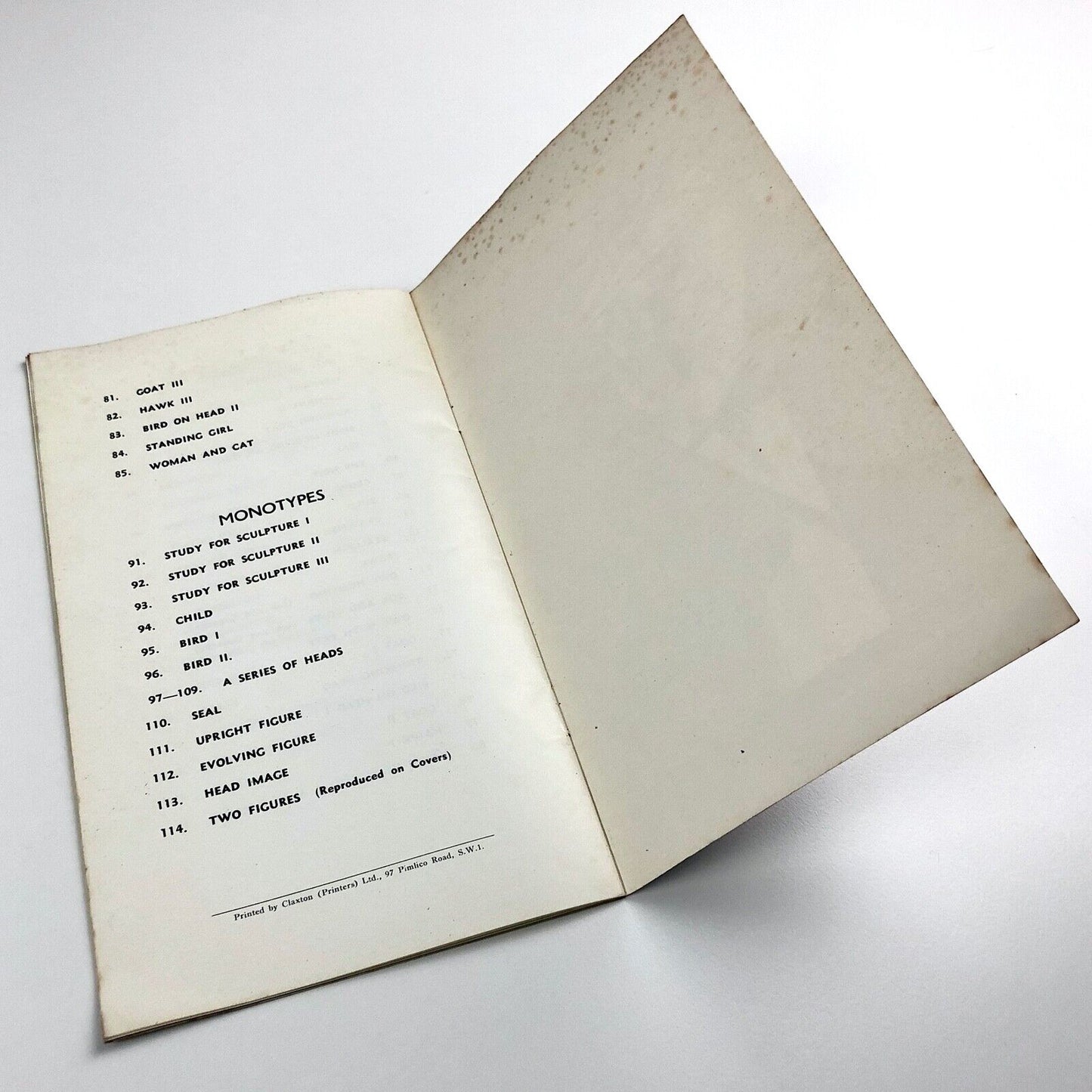 Bryan Kneale Sculpture Paintings Drawings | Redfern Gallery, London, November, 1960