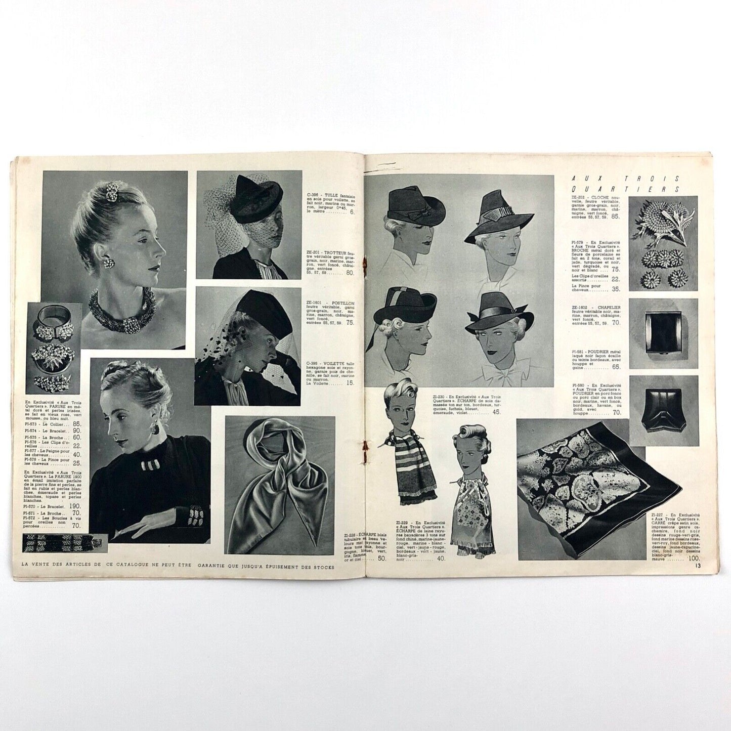 Aux Trois Quartiers – Bd. de la Madeleine, Paris | Mail order catalogue, early 20th century