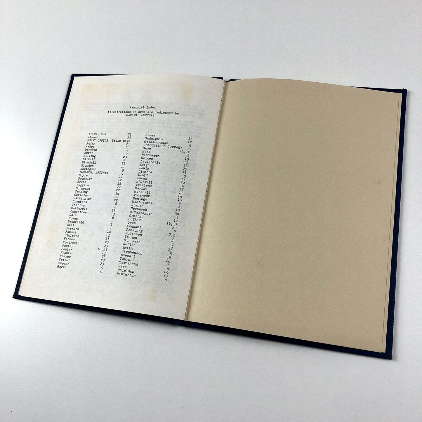 Notes on the Armorial Engraving on Silver | Birmingham Assay Office | H J Allen, 1982