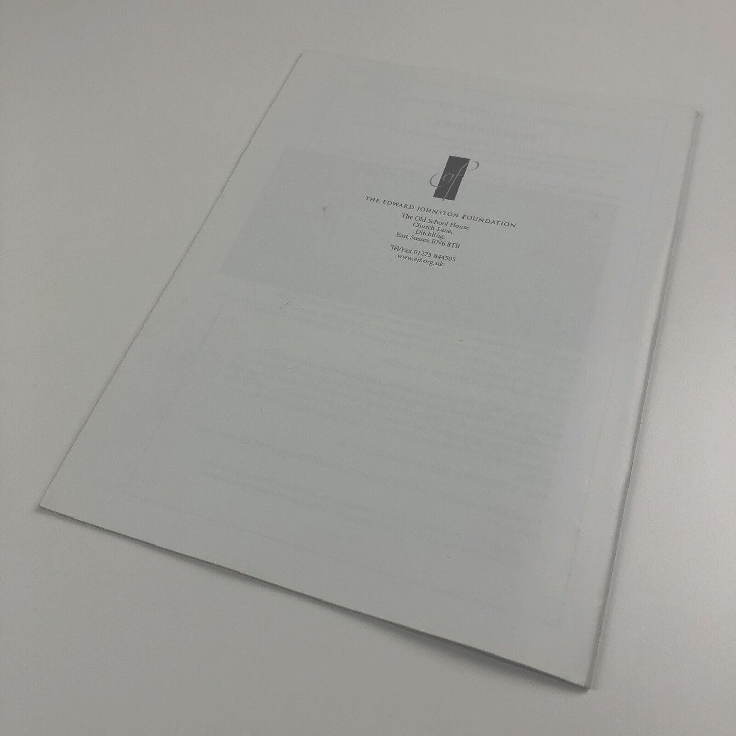 EJF Journal - Edward Johnston No 10 Oct 2005 | The Carving Cribbs, Henry Hooper