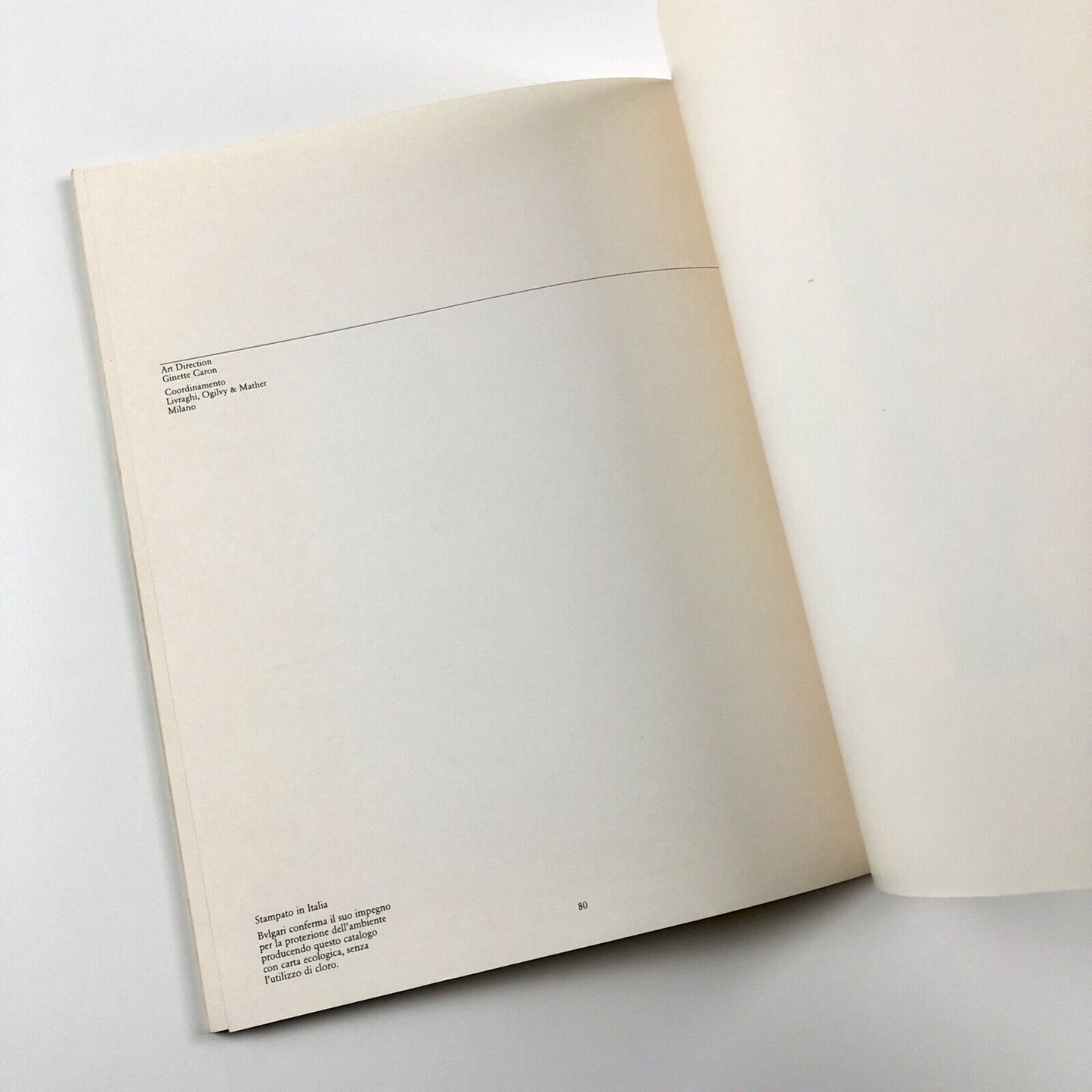 Bulgari catalogue, undated and related ephemera, undated