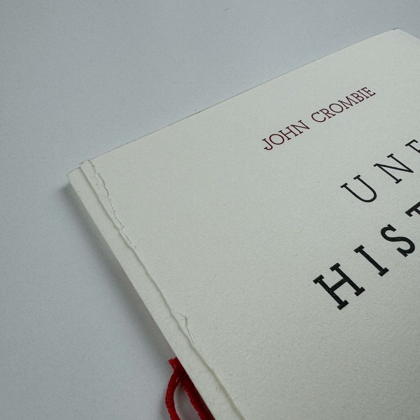Une Histoire à Rallonges | John Crombie | Kickshaws Press 2004 | limited edition, numbered 30/100