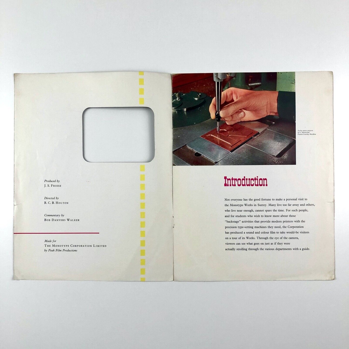 Making Sure – A colour and sound film in two parts traces the making of matrices and machines at the Monotype Works | The Monotype Corporation