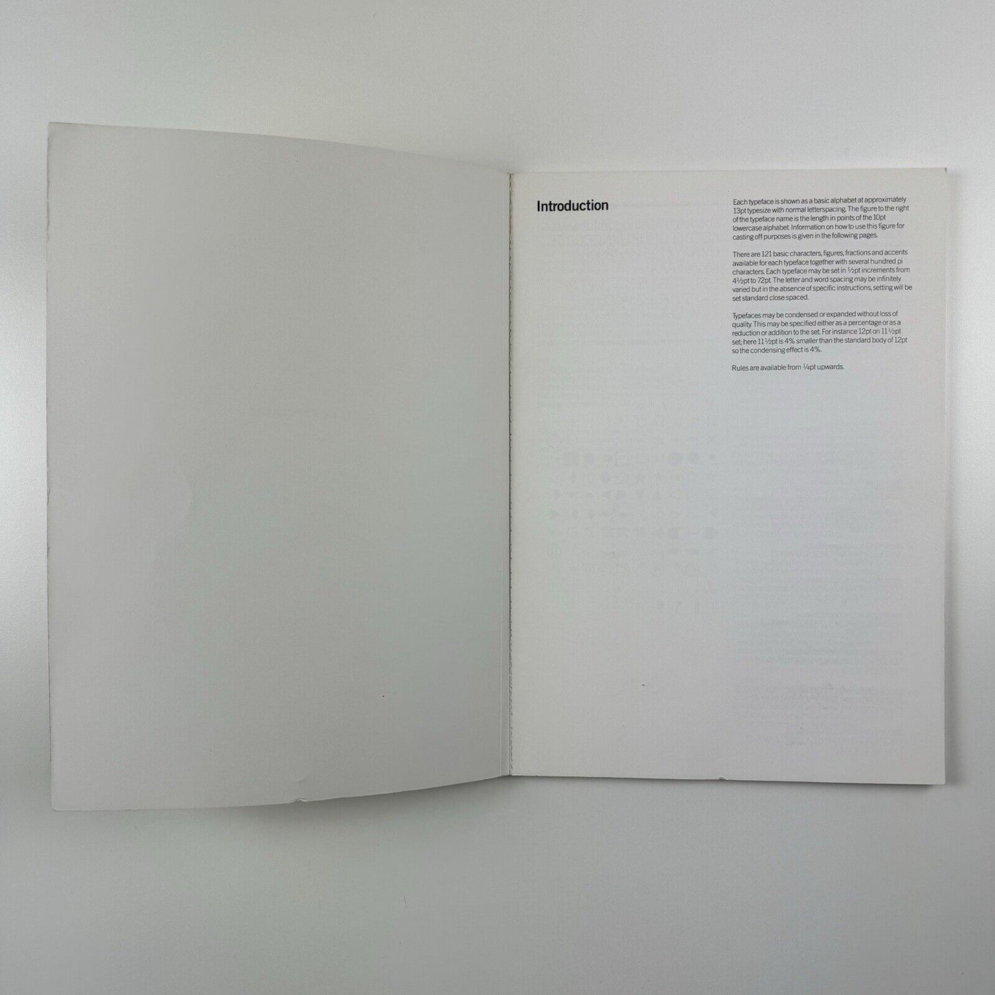 Text Typefaces | Equation Graphics Ltd, London type specimen booklet