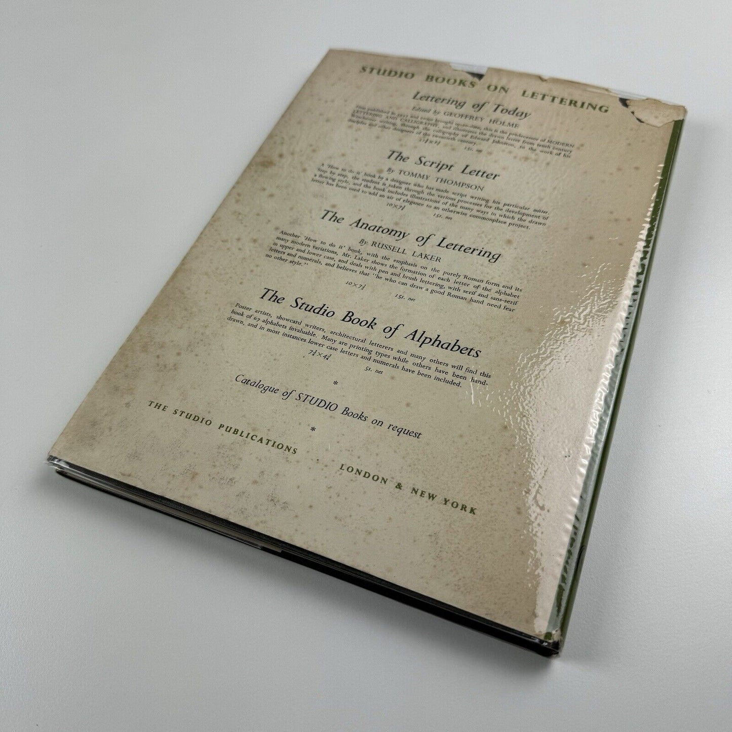 Lettering at Work by Frederick A. Horn | Studio Publication, 1955