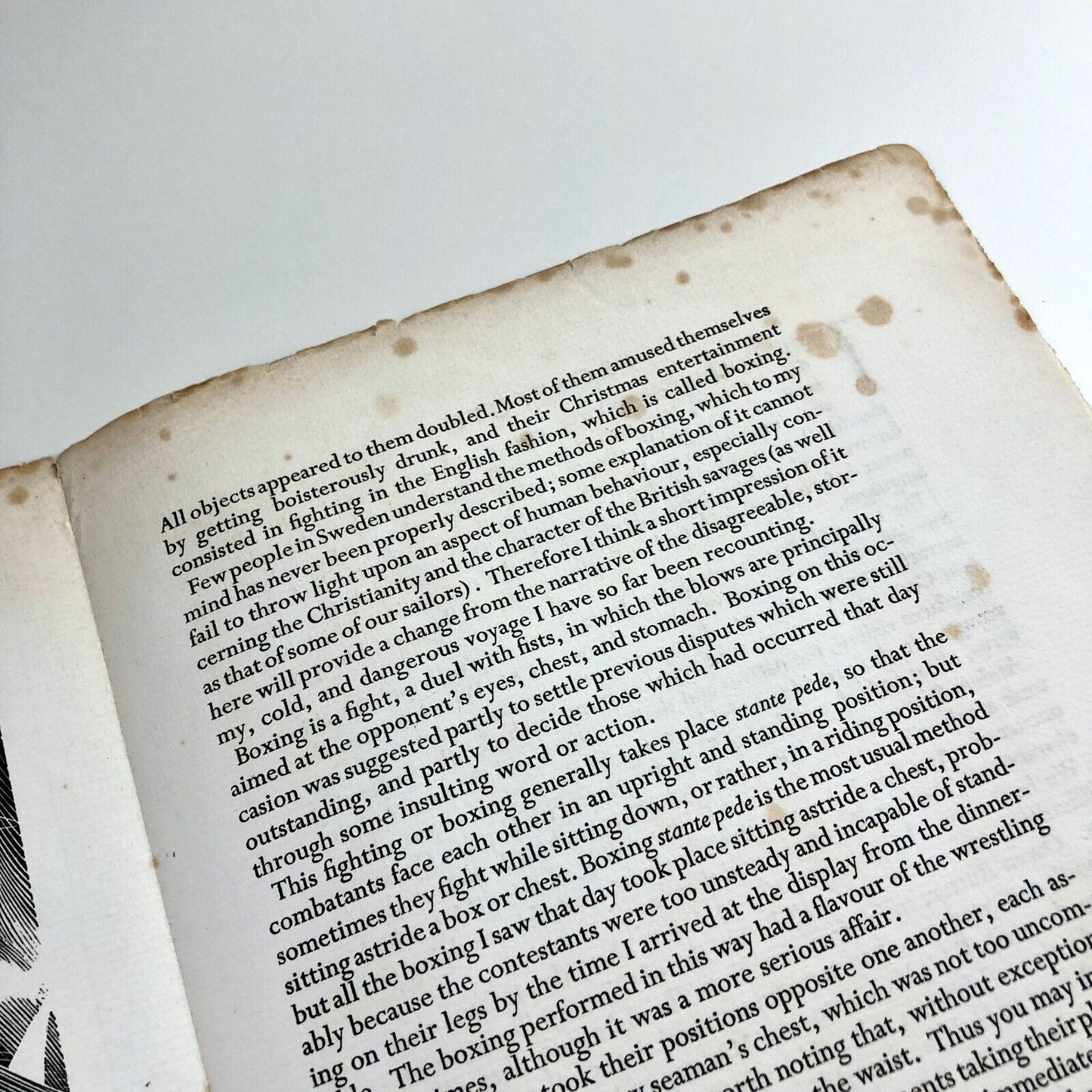 Prospectus for A Voyage Round the World with Captain James Cook in HMS Resolution by Anders Sparrman | Golden Cockerel Press, 1944 | Wood-engravings by Peter Barker-Mill