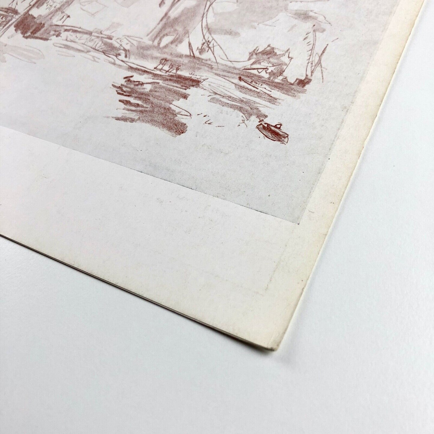 Catalogue/card for Oskar Kokoschka: London from the River Thames | Marlborough Graphics, 1967