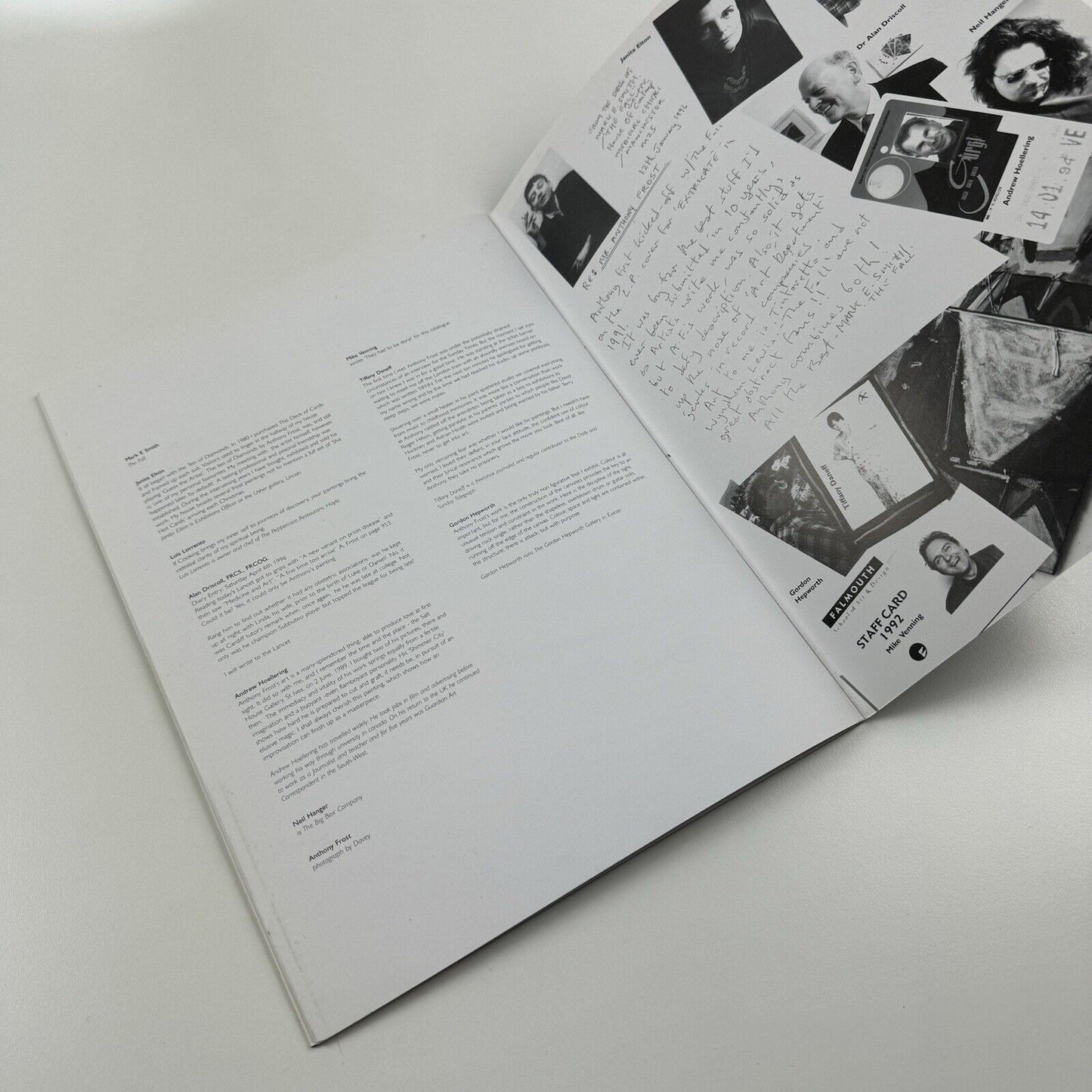 Anthony Frost. Viva Blues | Newlyn Art Gallery 1996 catalogue, with price list