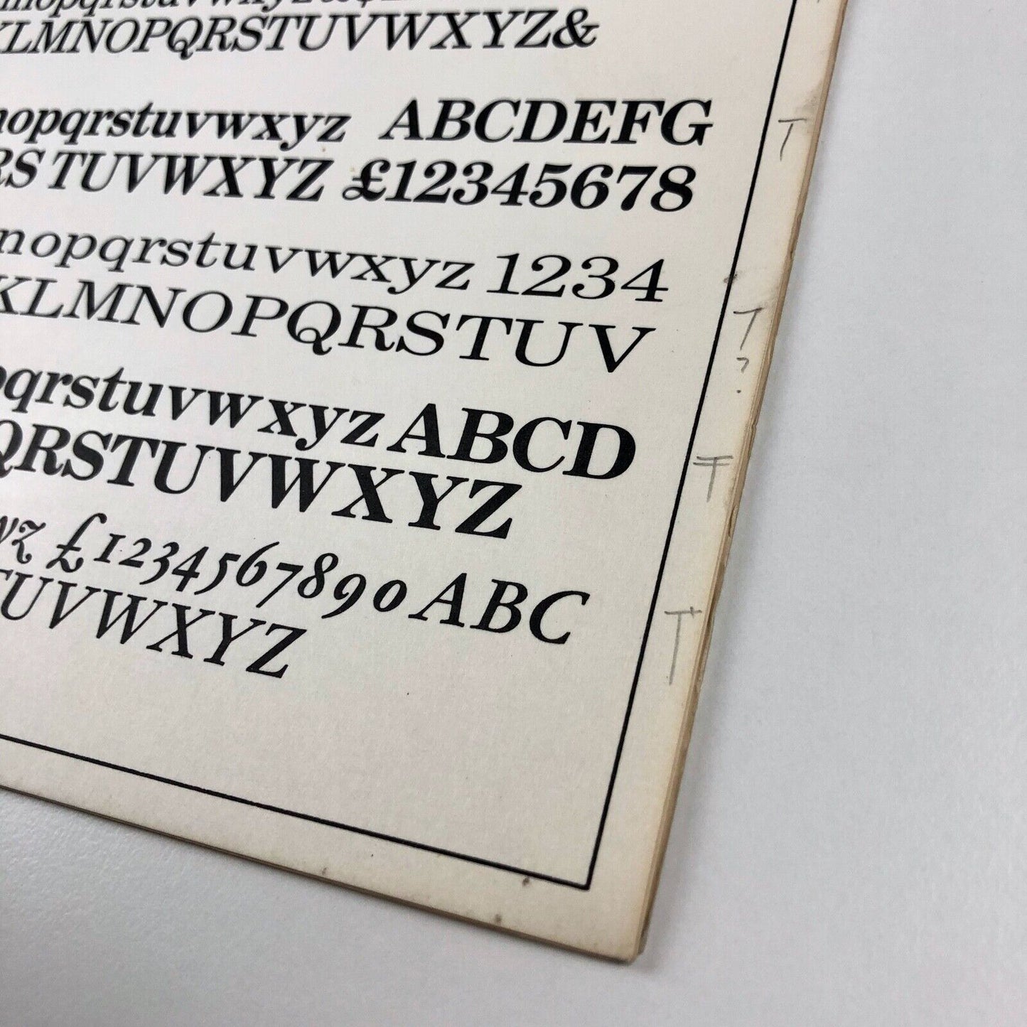 Conway Typography Limited – typefaces for photocomposition | Brochure & ephemera